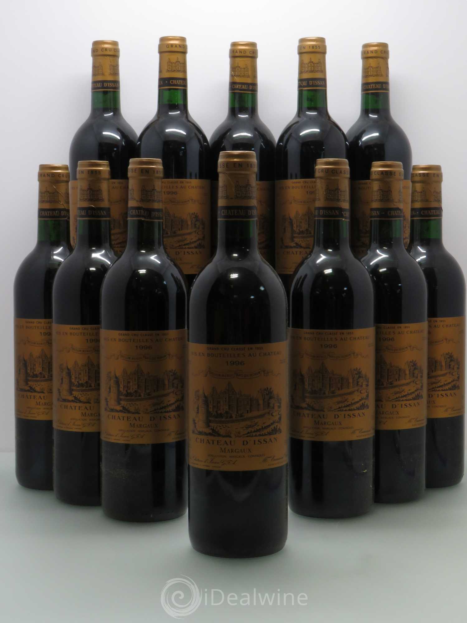 Château d'Issan 3ème Grand Cru Classé 1996 - Lot de 12 bouteilles - 0