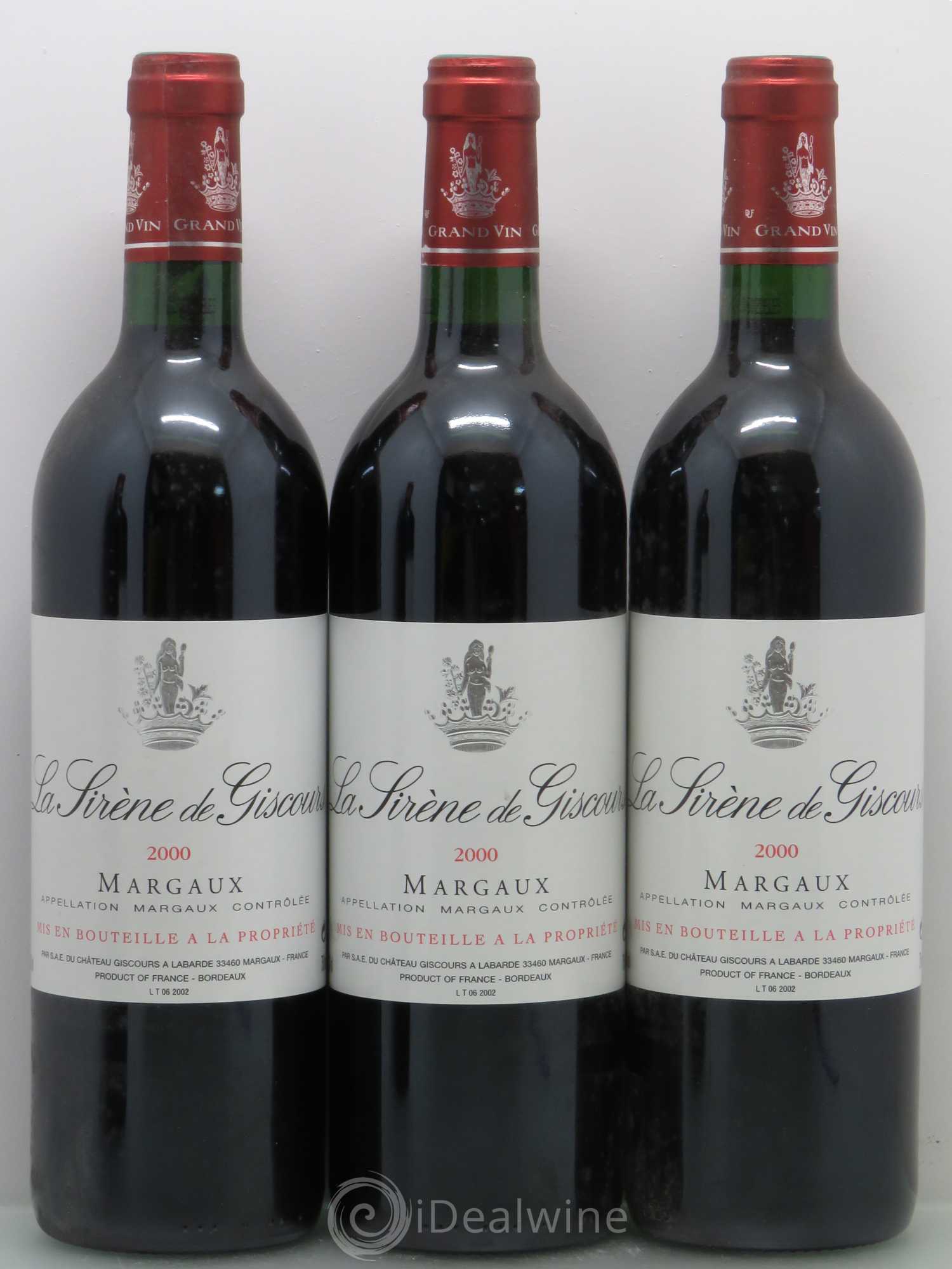 La Sirène de Giscours 2000 - Lot de 12 bouteilles - 2
