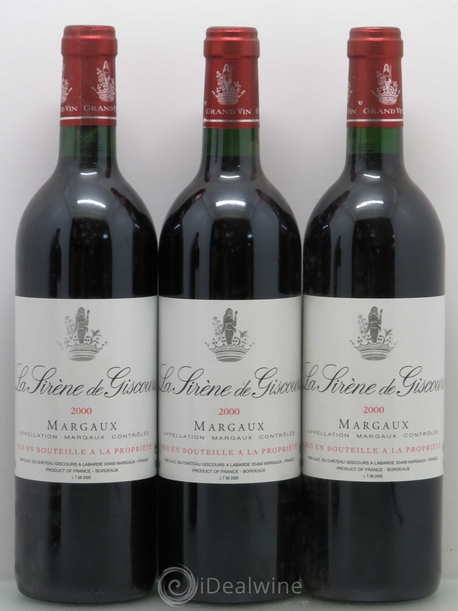 La Sirène de Giscours 2000 - Lot de 12 bouteilles - 3