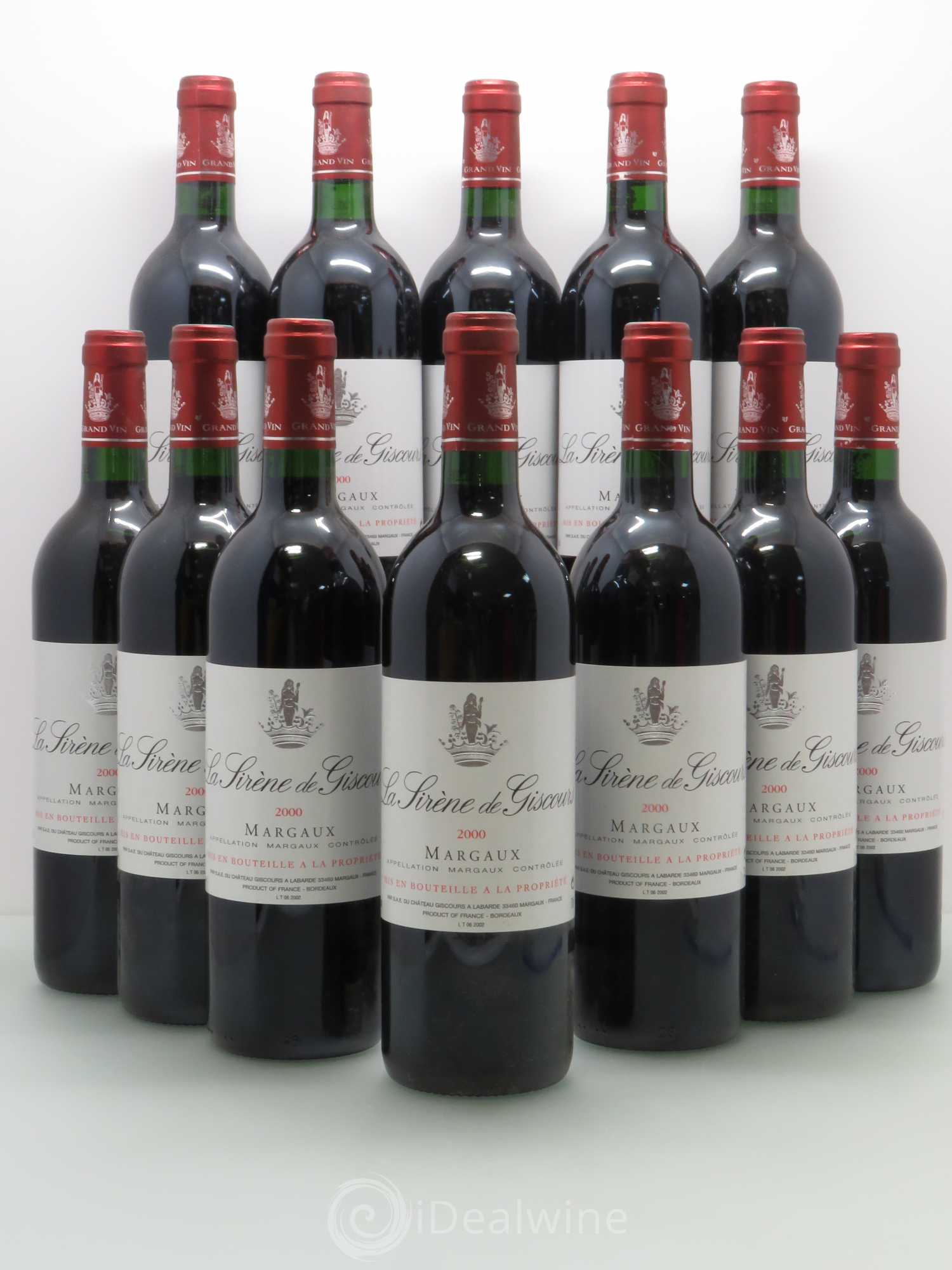 La Sirène de Giscours 2000 - Lot de 12 bouteilles - 0