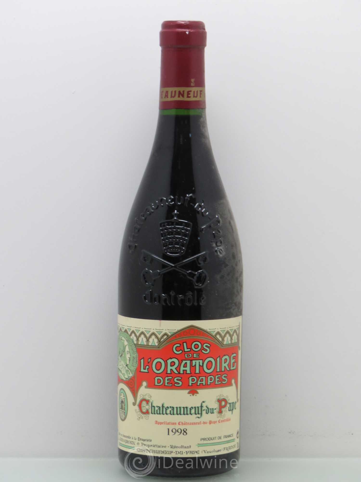 Châteauneuf-du-Pape Clos de l'Oratoire des Papes 1998 - Lot de 1 bouteille - 0