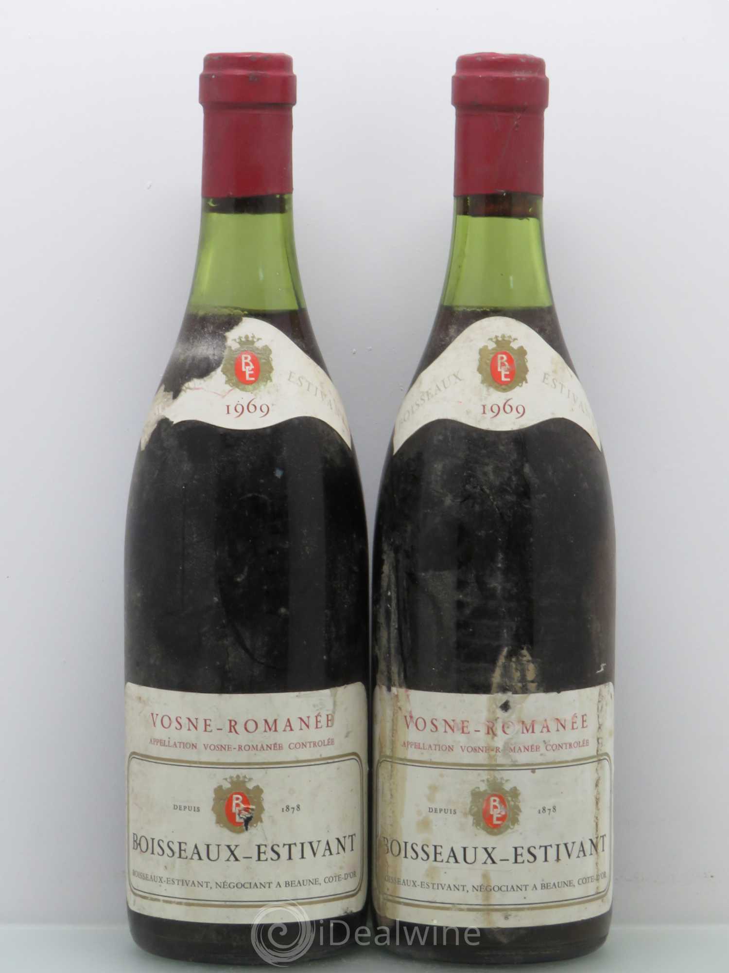 Vosne-Romanée Boisseaux Estivant 1969 - Posten von 2 Flaschen - 0