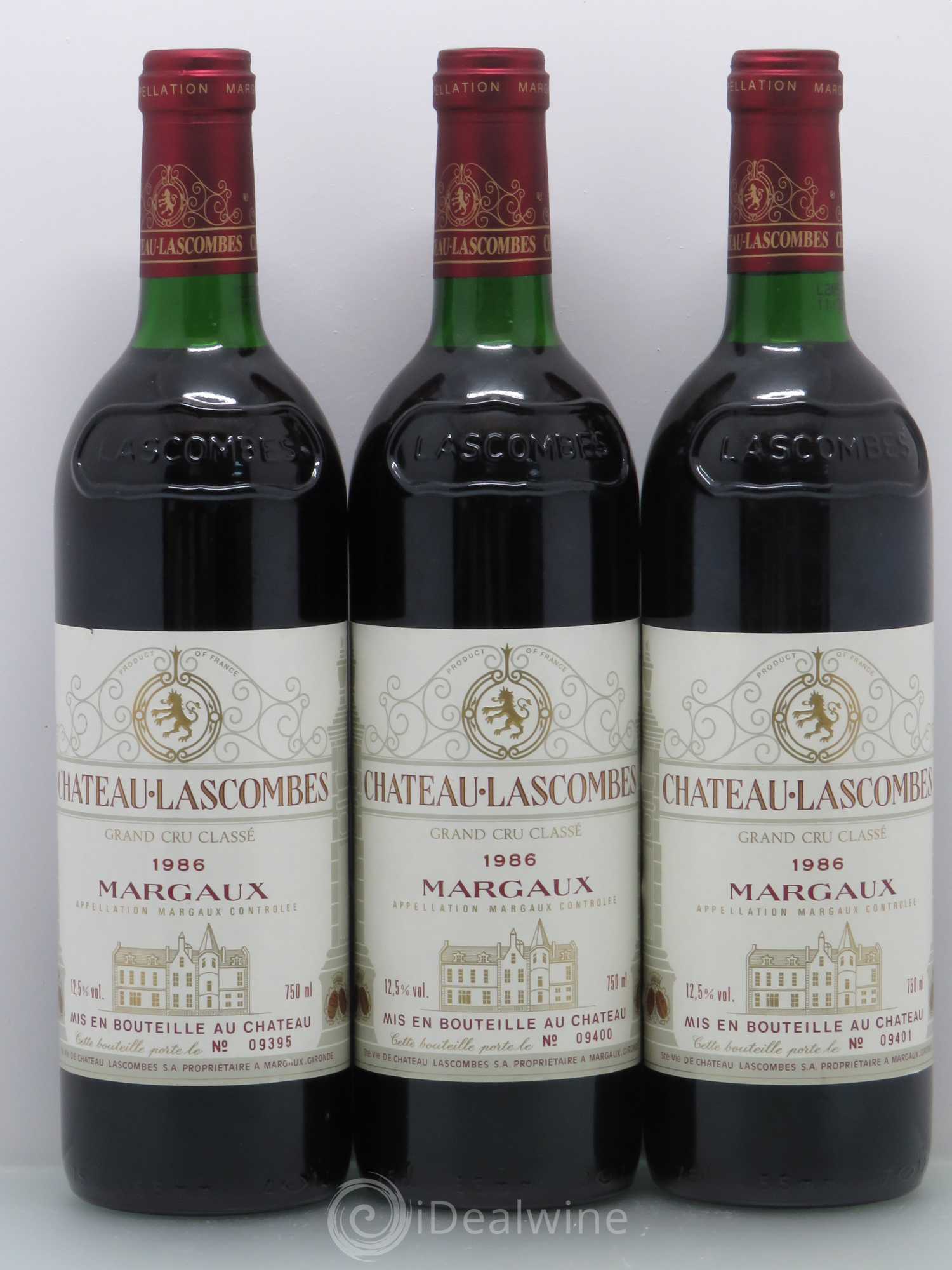 Château Lascombes 2ème Grand Cru Classé 1986 - Lot de 6 bouteilles - 2