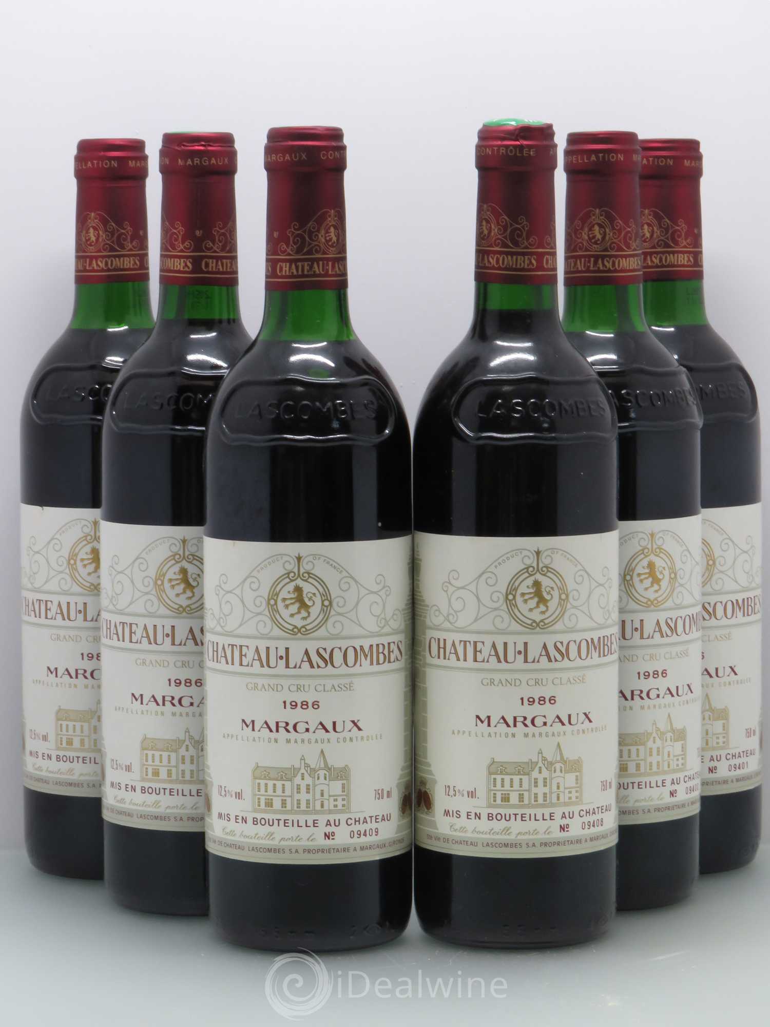 Château Lascombes 2ème Grand Cru Classé 1986 - Lot de 6 bouteilles - 0