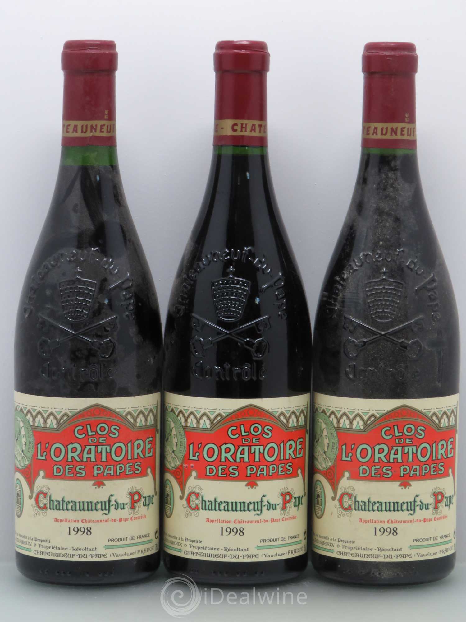 Châteauneuf-du-Pape Clos de l'Oratoire des Papes 1998 - Lot de 12 bouteilles - 2