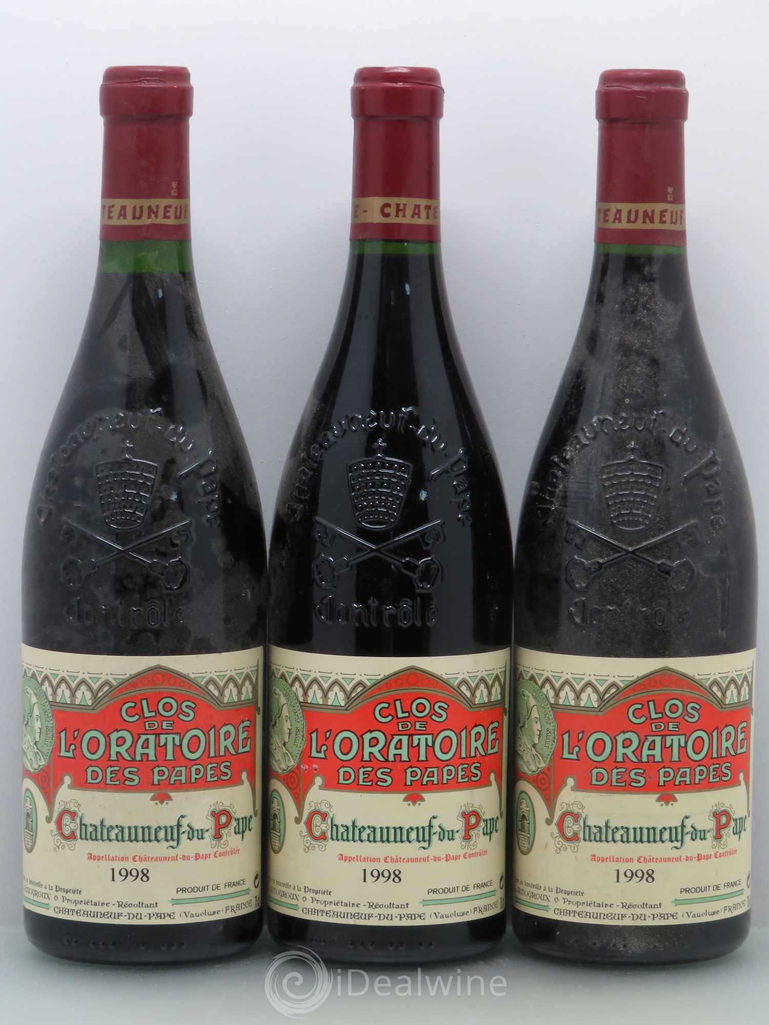 Châteauneuf-du-Pape Clos de l'Oratoire des Papes 1998 - Lot de 12 bouteilles - 4