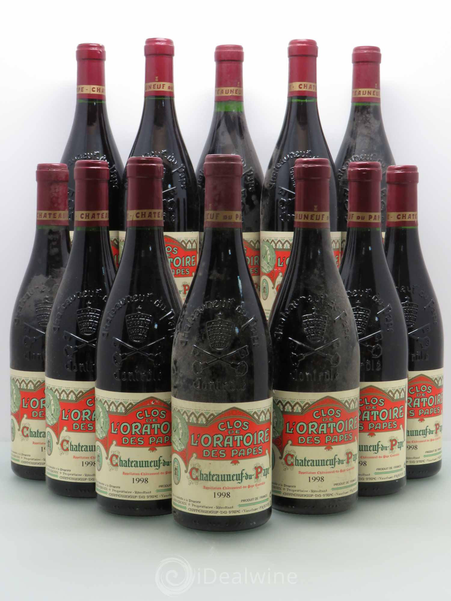 Châteauneuf-du-Pape Clos de l'Oratoire des Papes 1998 - Lot de 12 bouteilles - 0