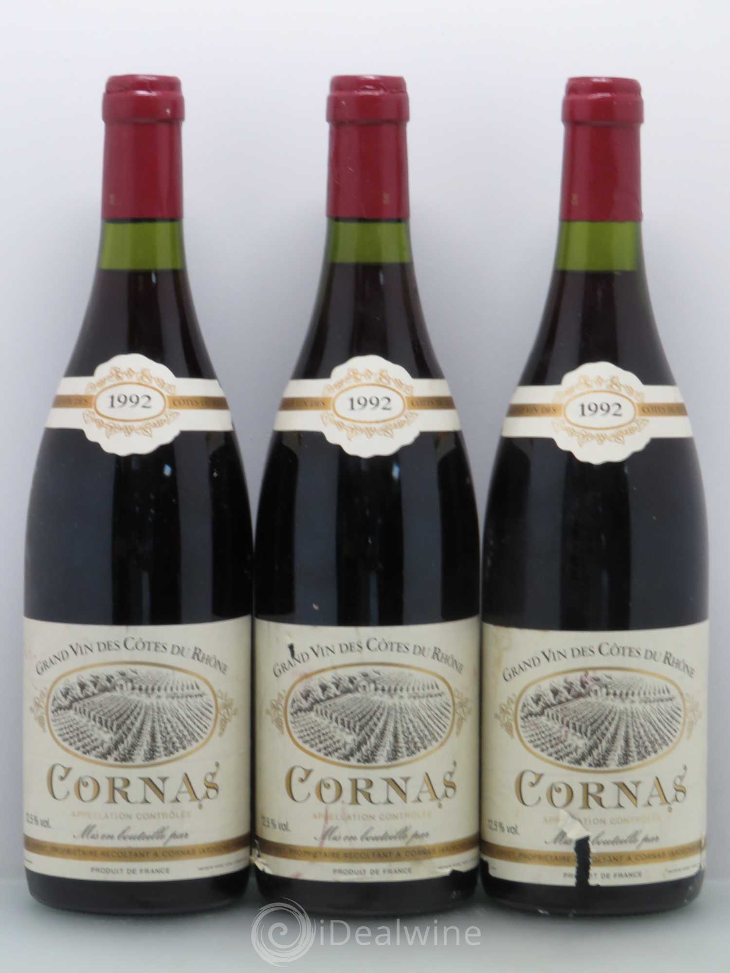 Cornas Noel Verset 1992 - Lot de 6 bouteilles - 2