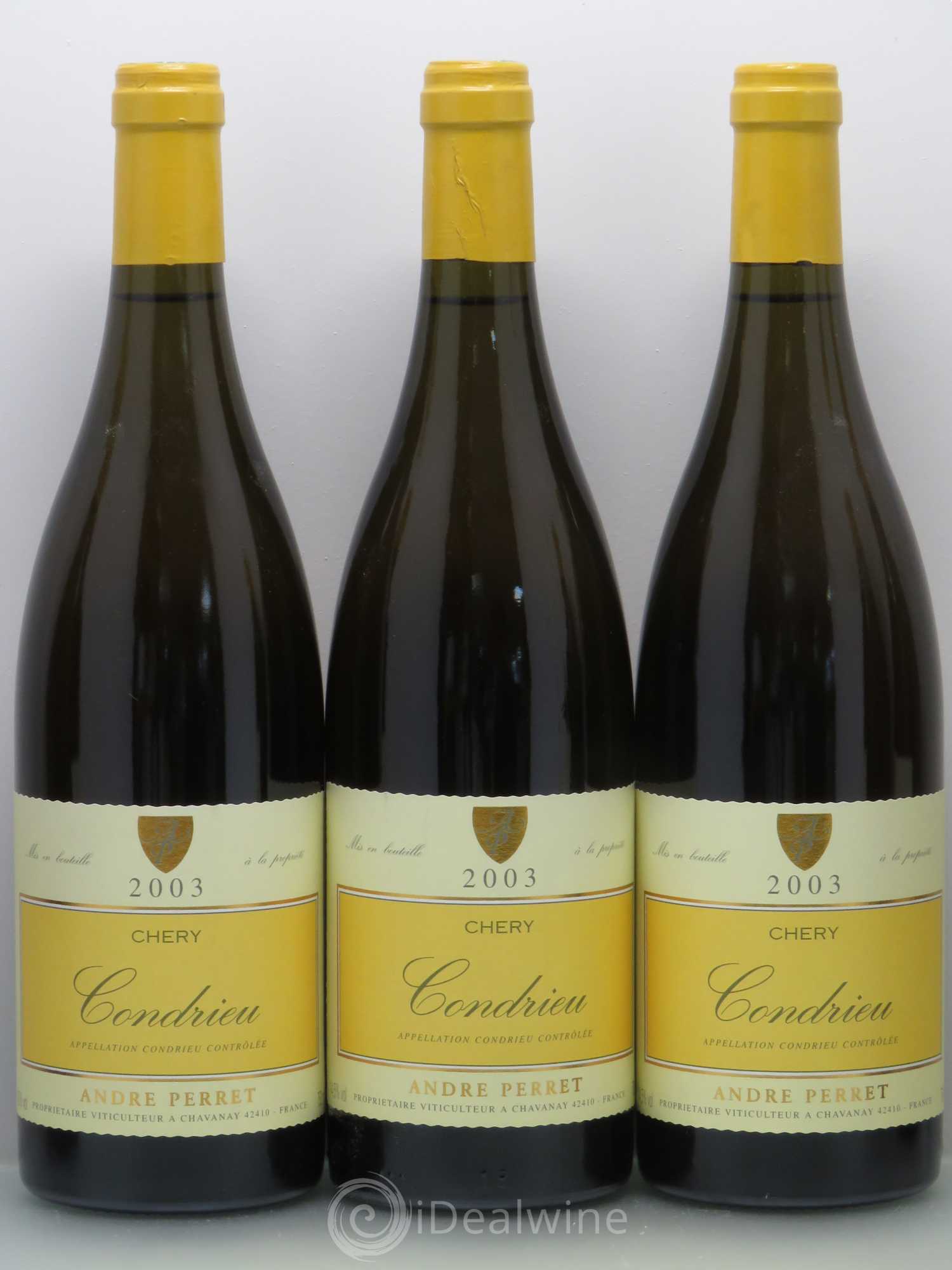Condrieu Chery André Perret 2003 - Lot de 6 bouteilles - 1