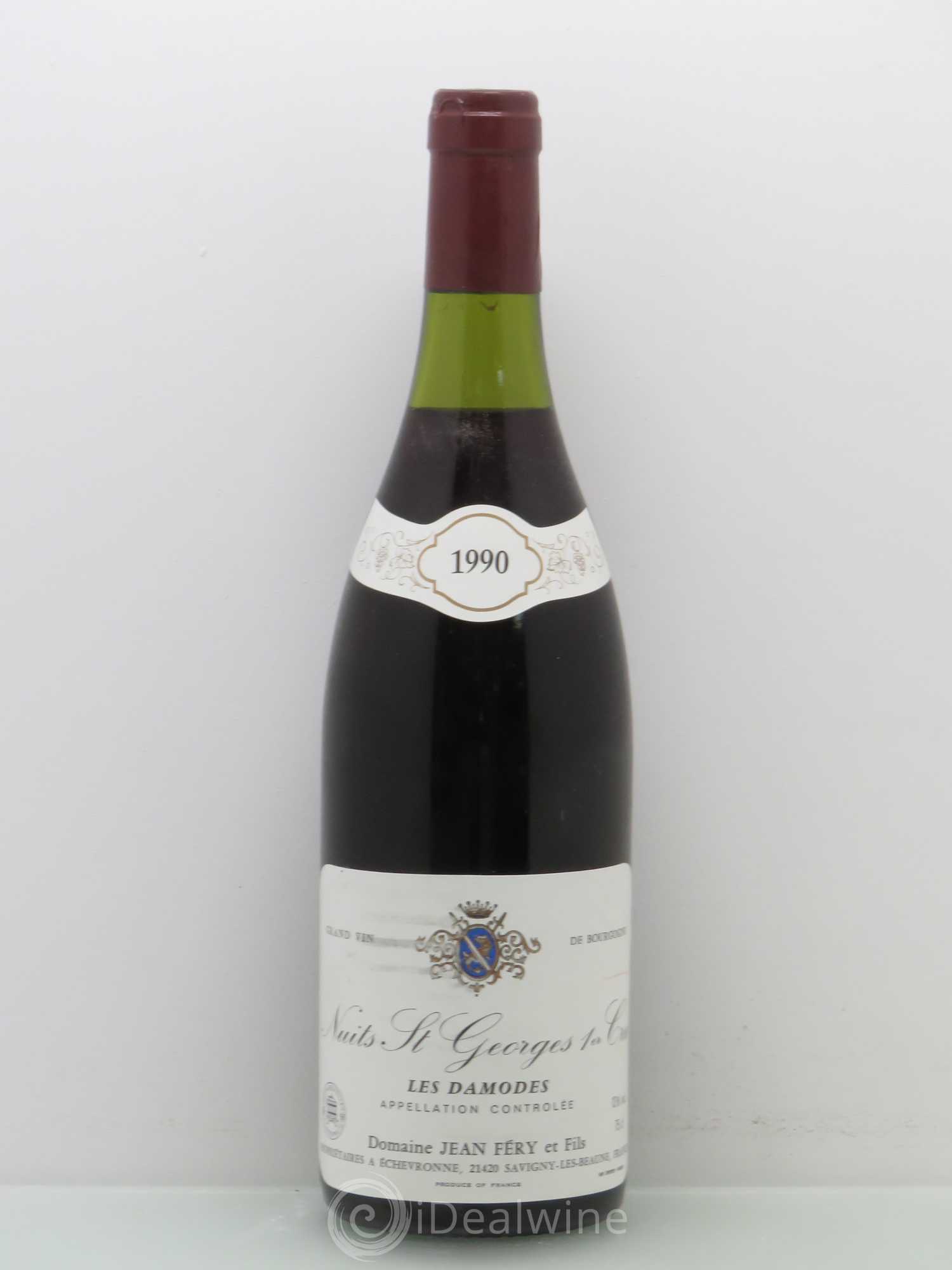 Nuits-Saint-Georges 1er Cru Damodes Jean Fery Et Fils 1990 - Posten von 1 Flasche - 0