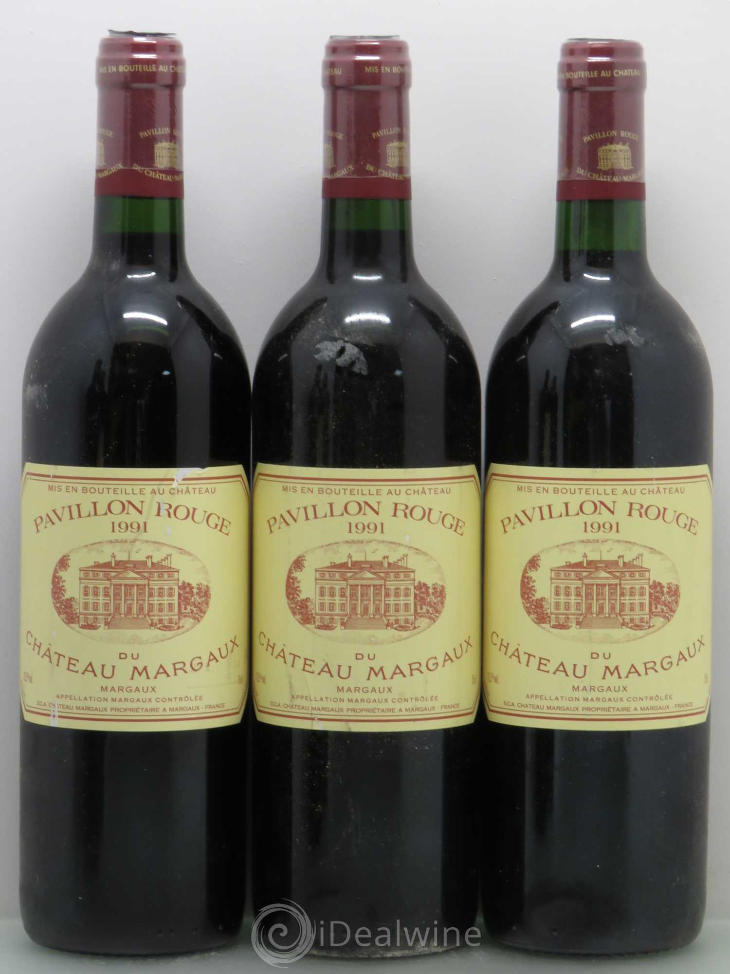 Pavillon Rouge du Château Margaux Second Vin 1991 - Lot de 5 bouteilles - 1