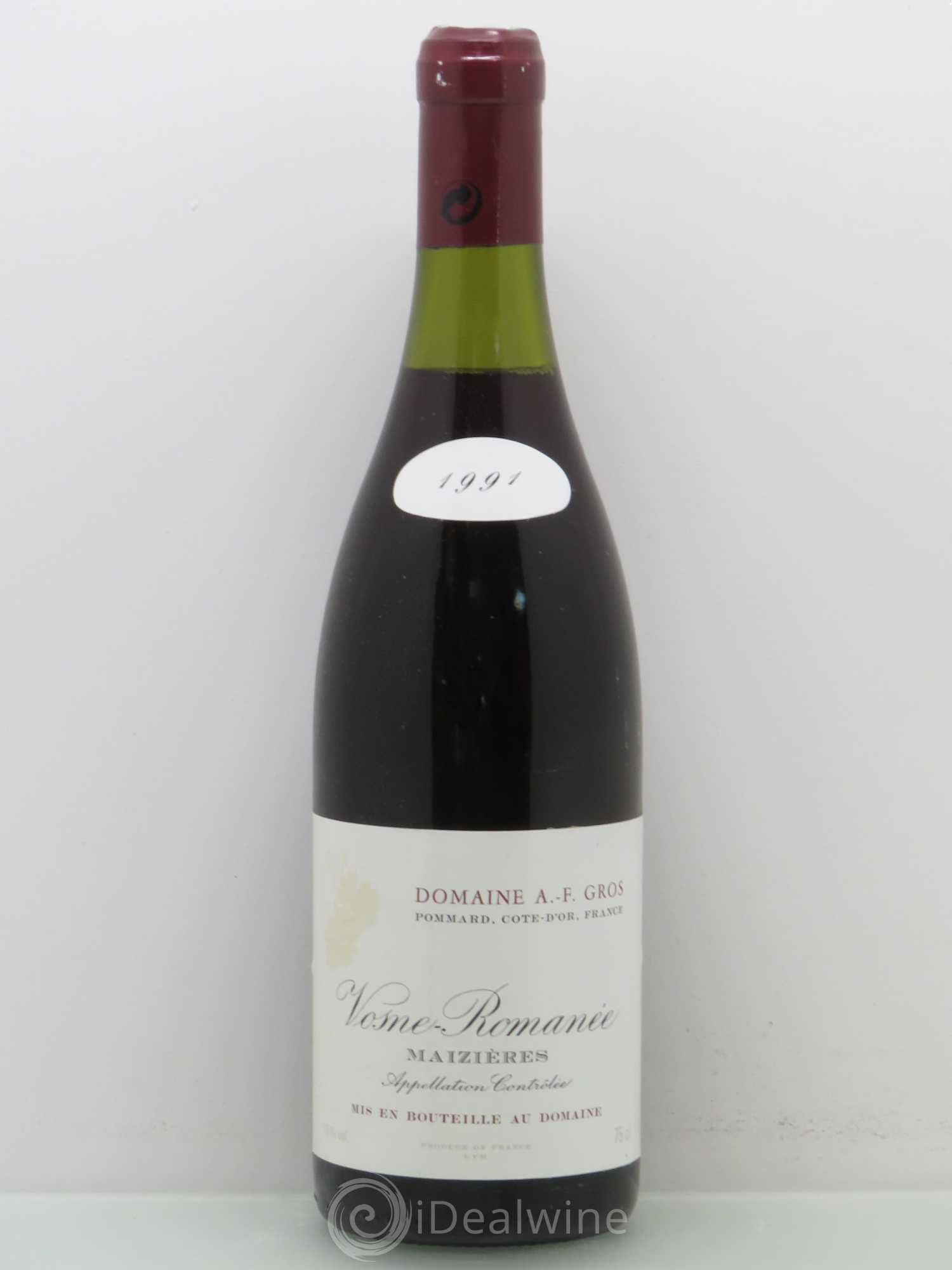 Vosne-Romanée Maizières A.-F. Gros 1991 - Lot de 1 bouteille - 0