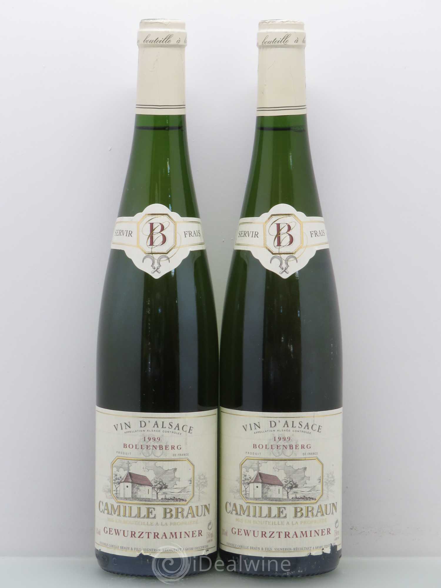 Gewurztraminer Bollenberg Camille Braun 1999 - Posten von 2 Flaschen - 0