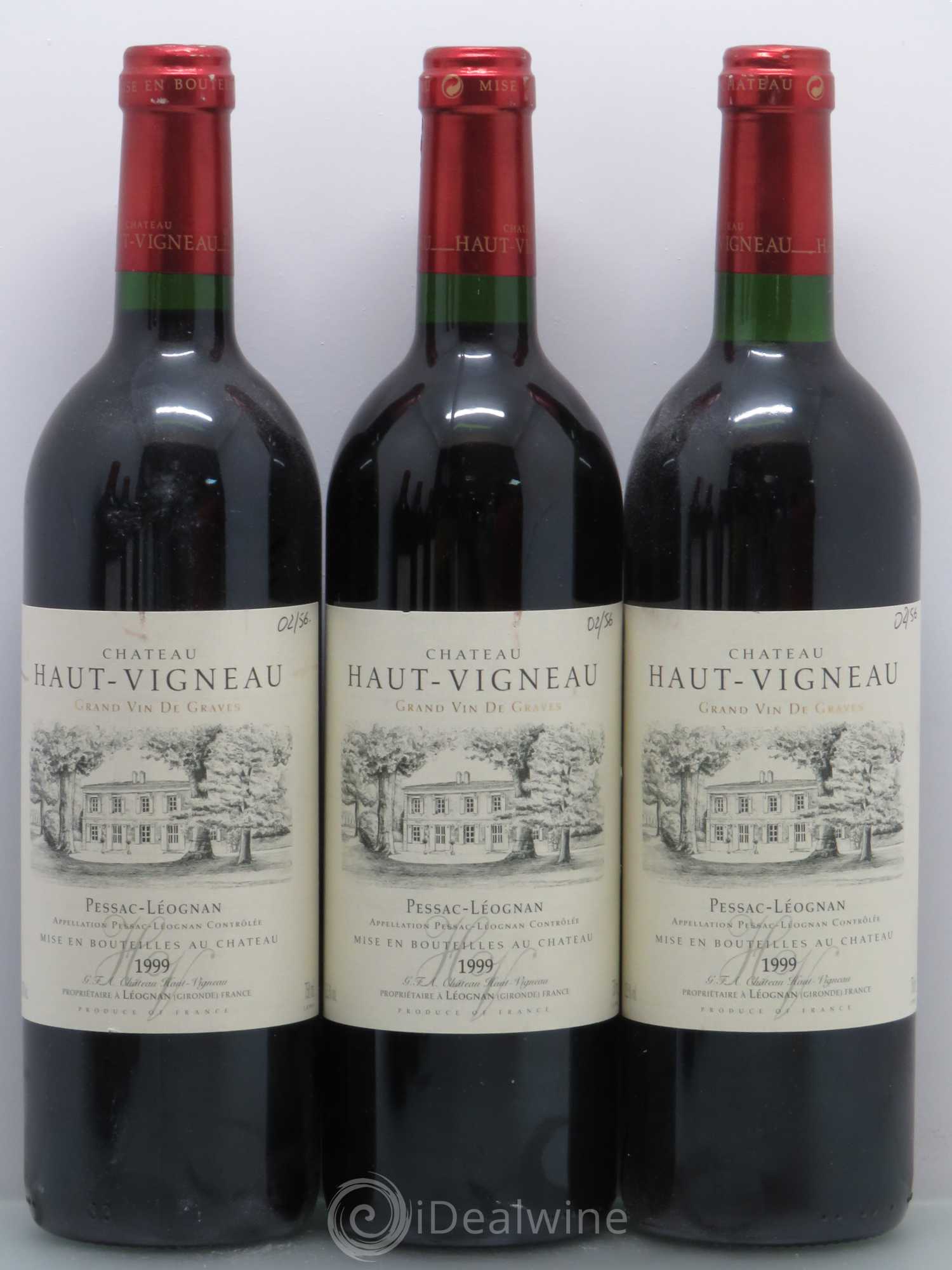 Pessac-Léognan Château Haut Vigneau 1999 - Lot de 6 bouteilles - 1