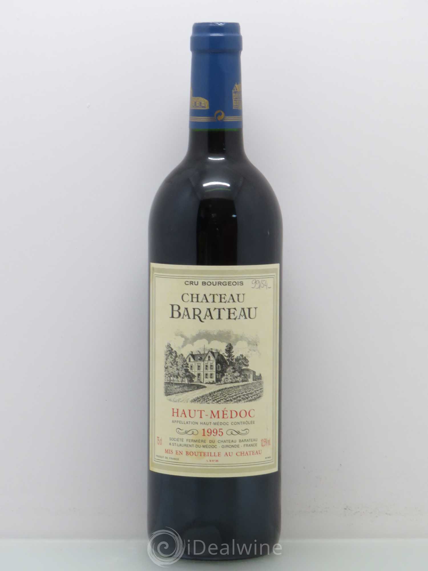 Haut Médoc Château Barateau 1995 - Lot de 1 bouteille - 0