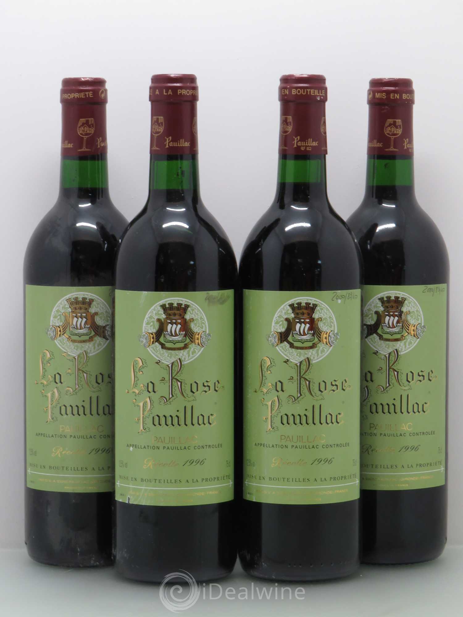 La Rose Pauillac 1996 - Lot de 7 bouteilles - 2