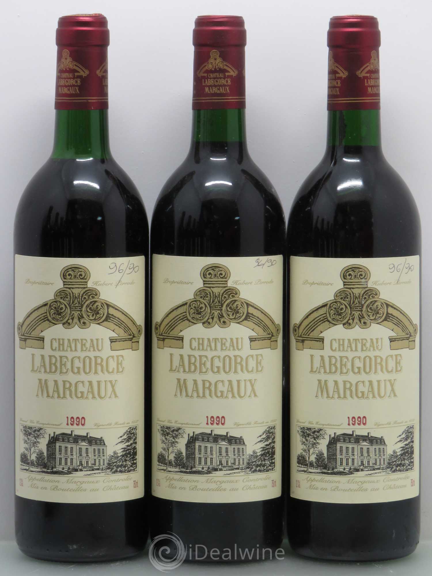 Château Labegorce Cru Bourgeois 1990 - Lot de 9 bouteilles - 1