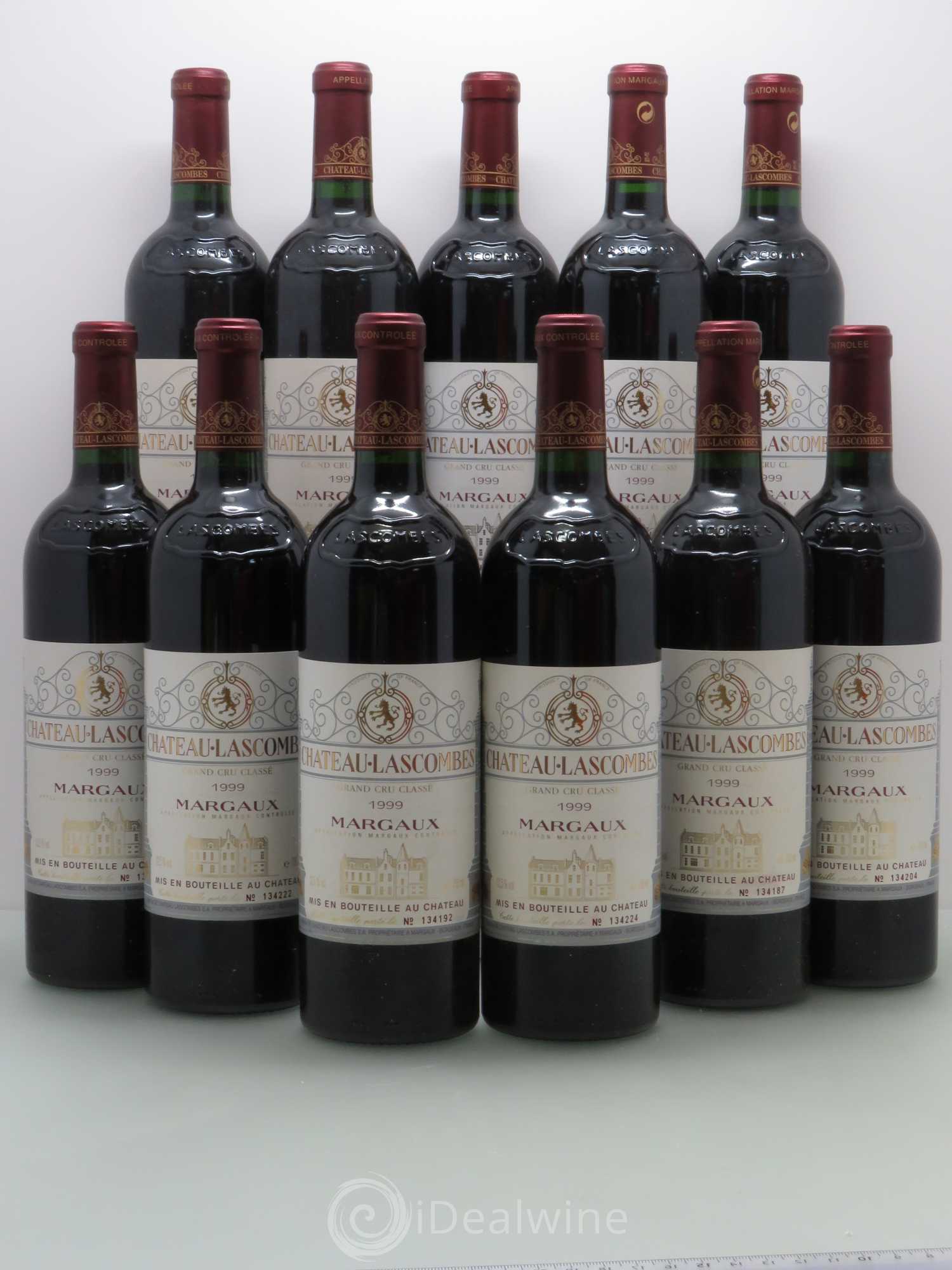 Château Lascombes 2ème Grand Cru Classé 1999 - Lot de 11 bouteilles - 0