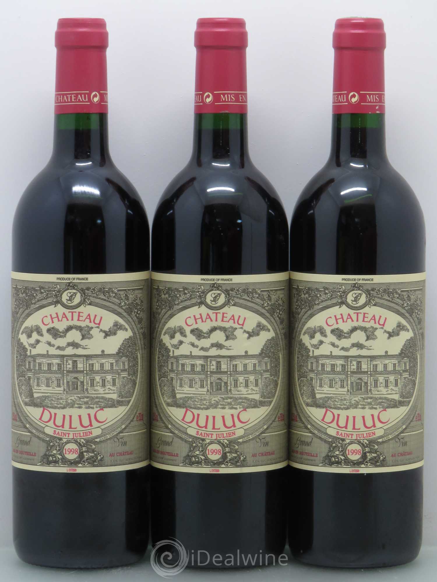 Duluc de Branaire Second Vin 1998 - Lot de 12 bouteilles - 2