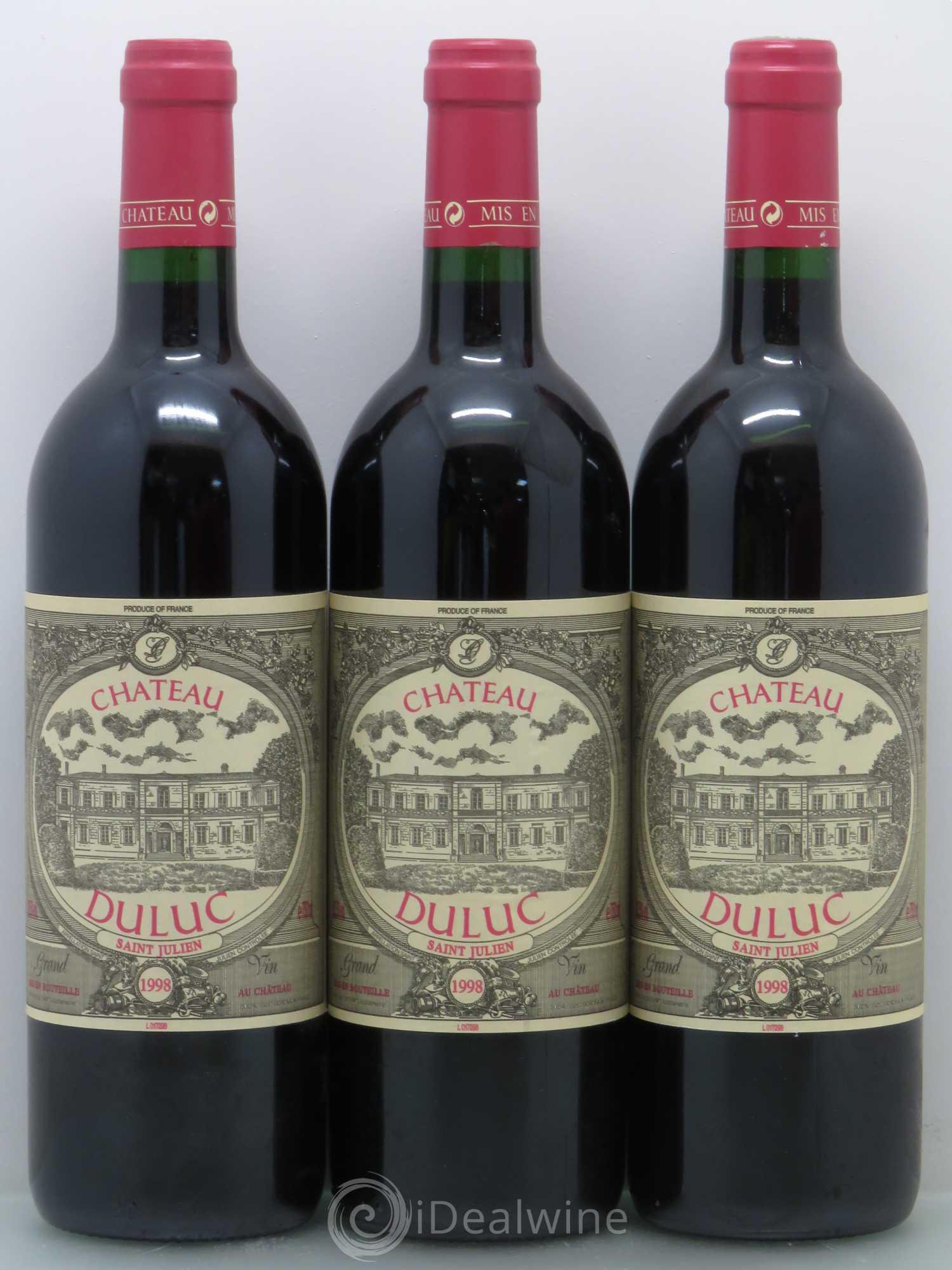 Duluc de Branaire Second Vin 1998 - Lot de 12 bouteilles - 3