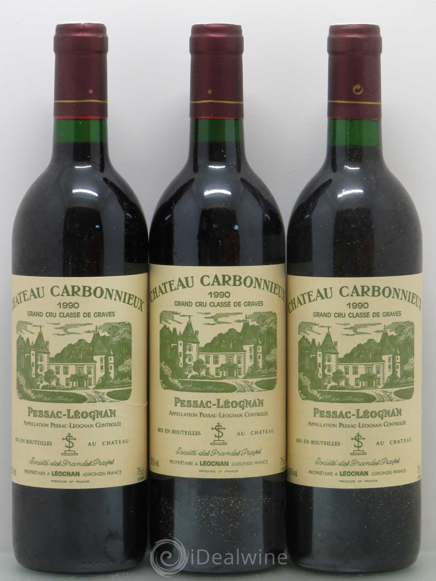 Château Carbonnieux Cru Classé de Graves 1990 - Lot de 11 bouteilles - 3
