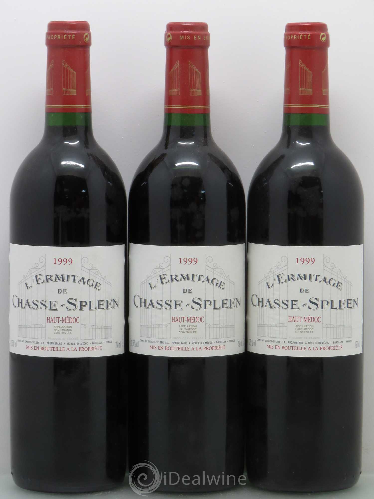 Héritage (Ermitage) de Chasse Spleen 1999 - Lot de 6 bouteilles - 2