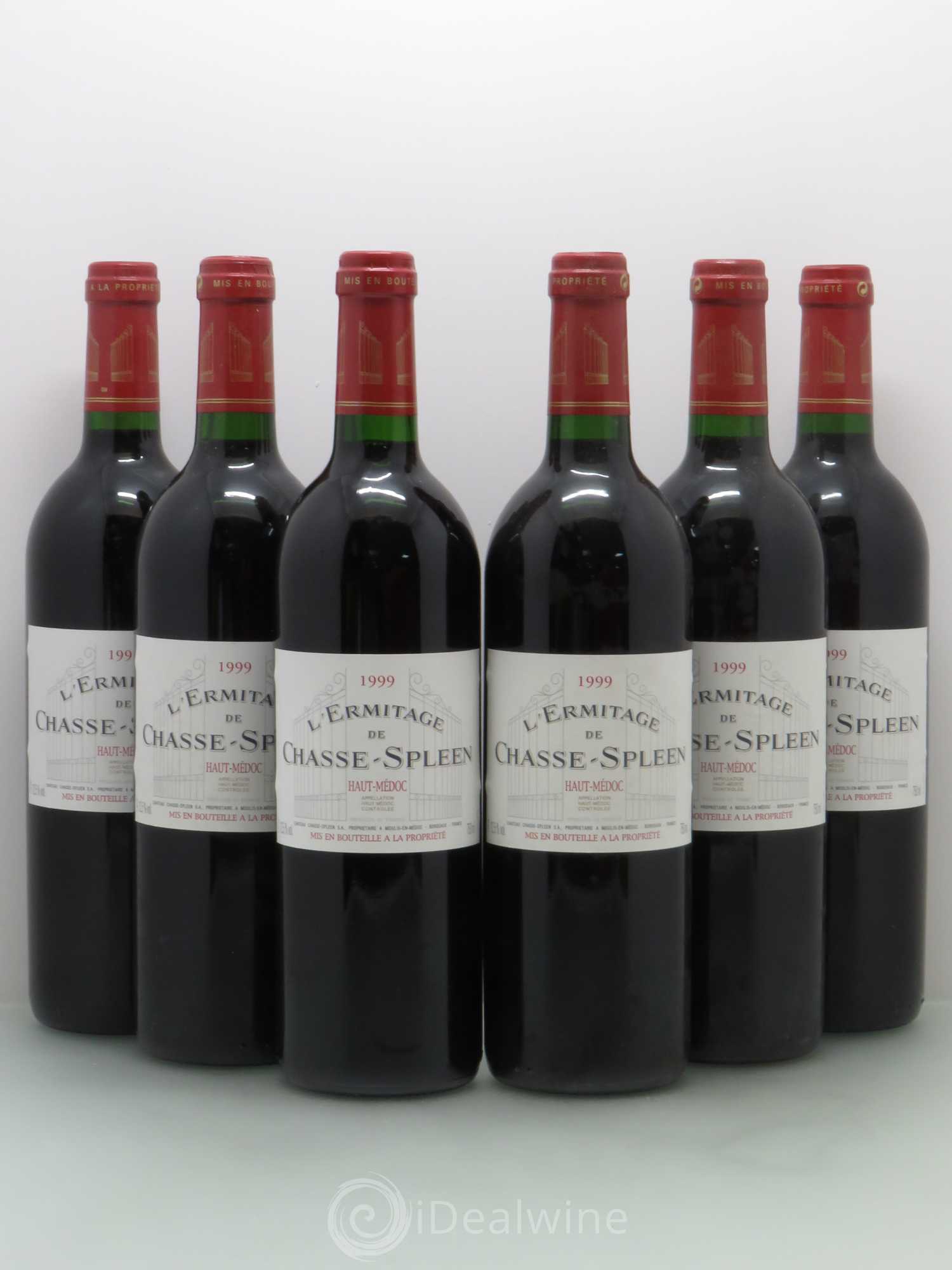 Héritage (Ermitage) de Chasse Spleen 1999 - Lot de 6 bouteilles - 0