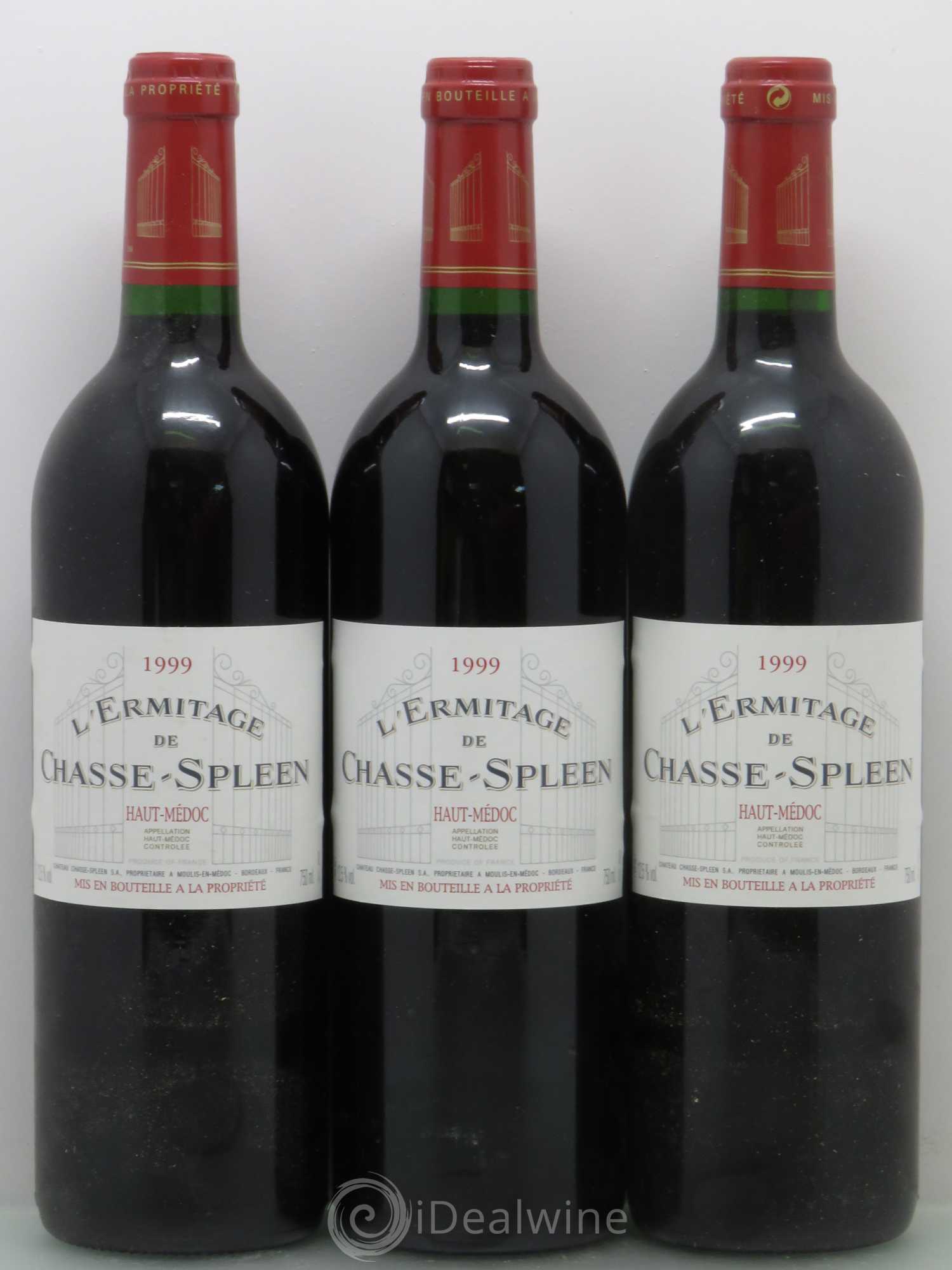 Héritage (Ermitage) de Chasse Spleen 1999 - Lot de 5 bouteilles - 1