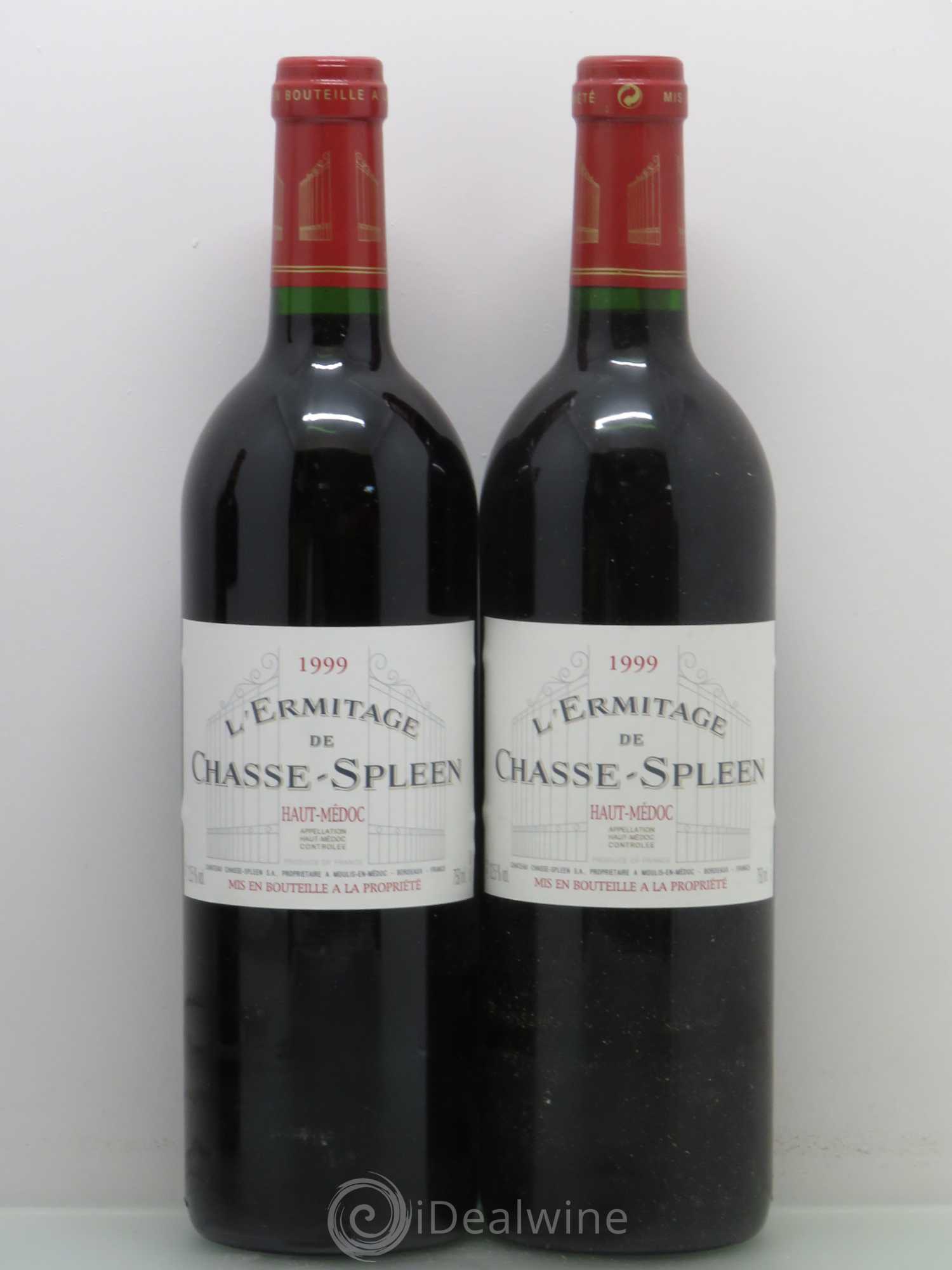 Héritage (Ermitage) de Chasse Spleen 1999 - Lot de 5 bouteilles - 2
