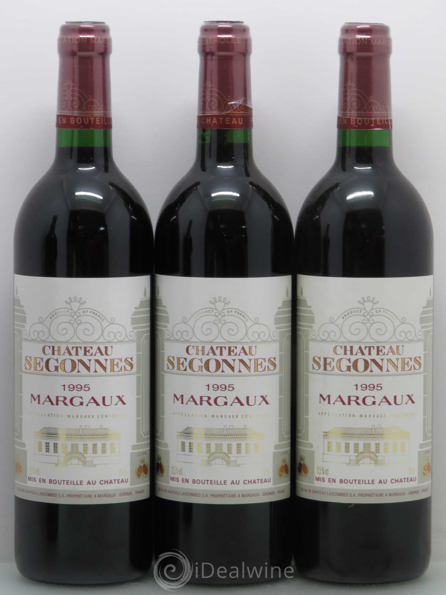 Château Segonnes 1995 - Lot de 6 bouteilles - 1