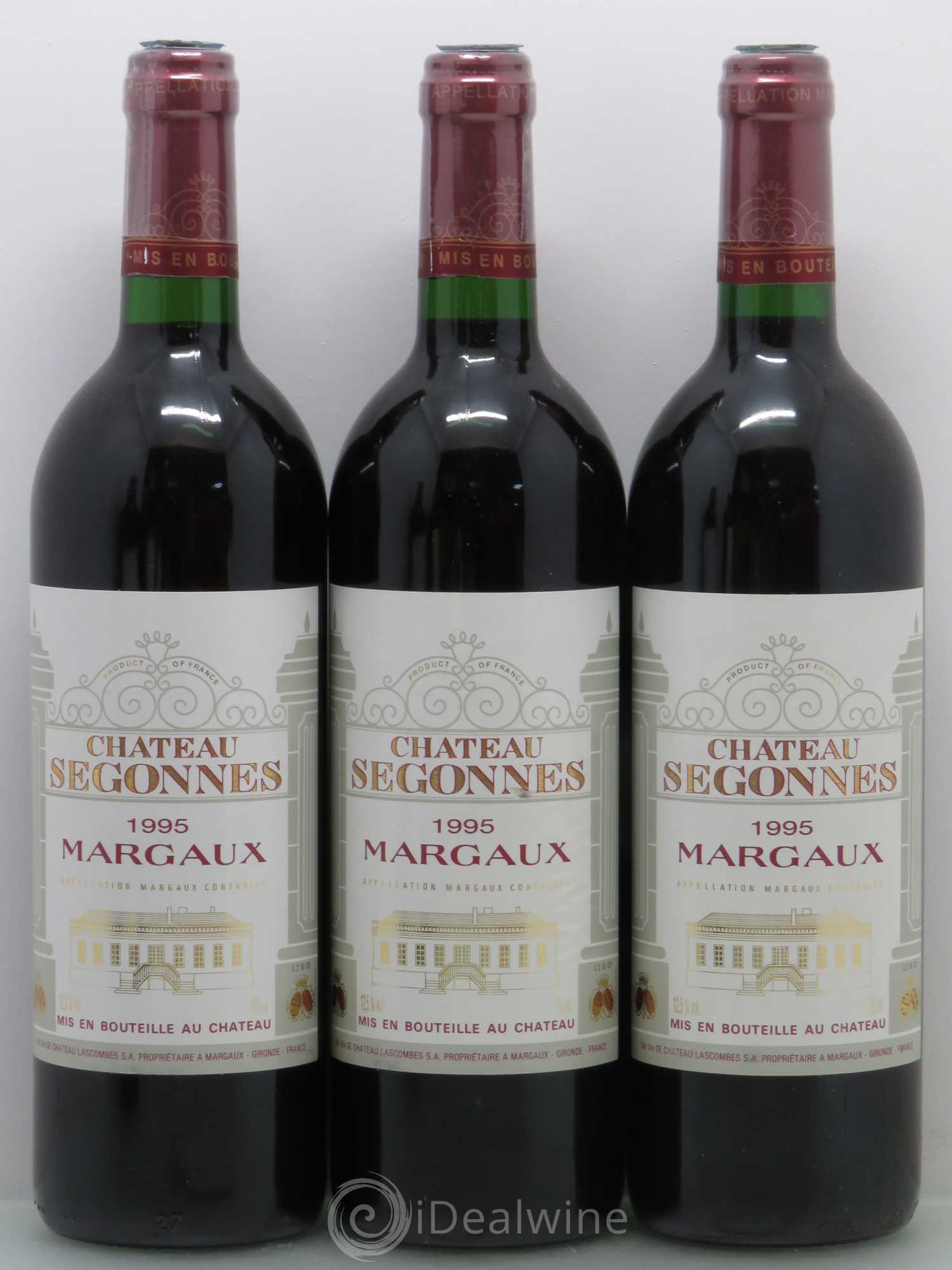 Château Segonnes 1995 - Lot de 5 bouteilles - 1