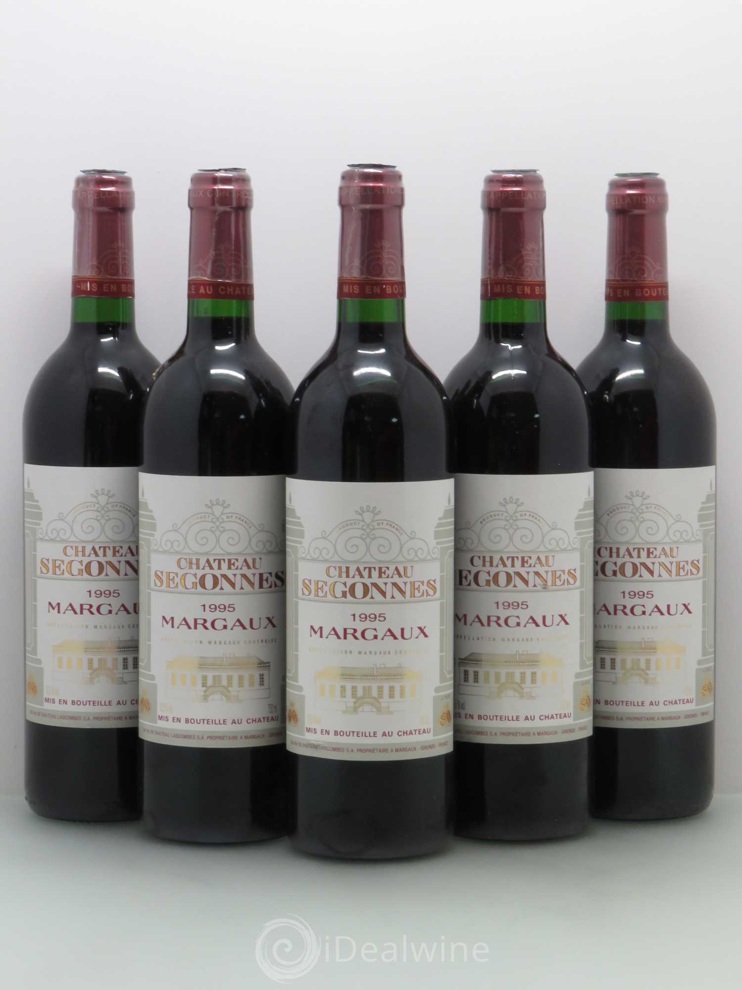 Château Segonnes 1995 - Lot de 5 bouteilles - 0