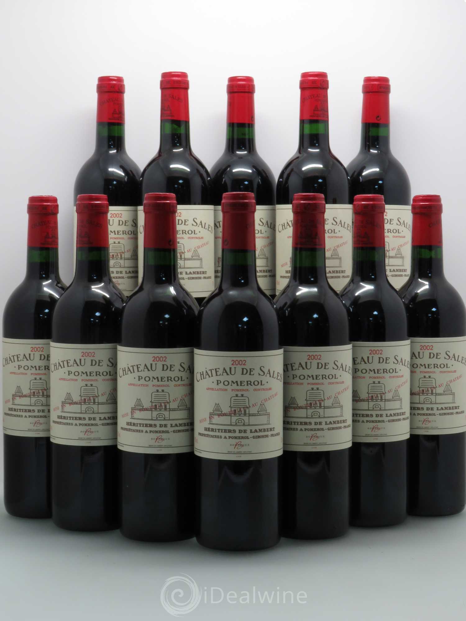 Château de Sales 2002 - Lot de 12 bouteilles - 0