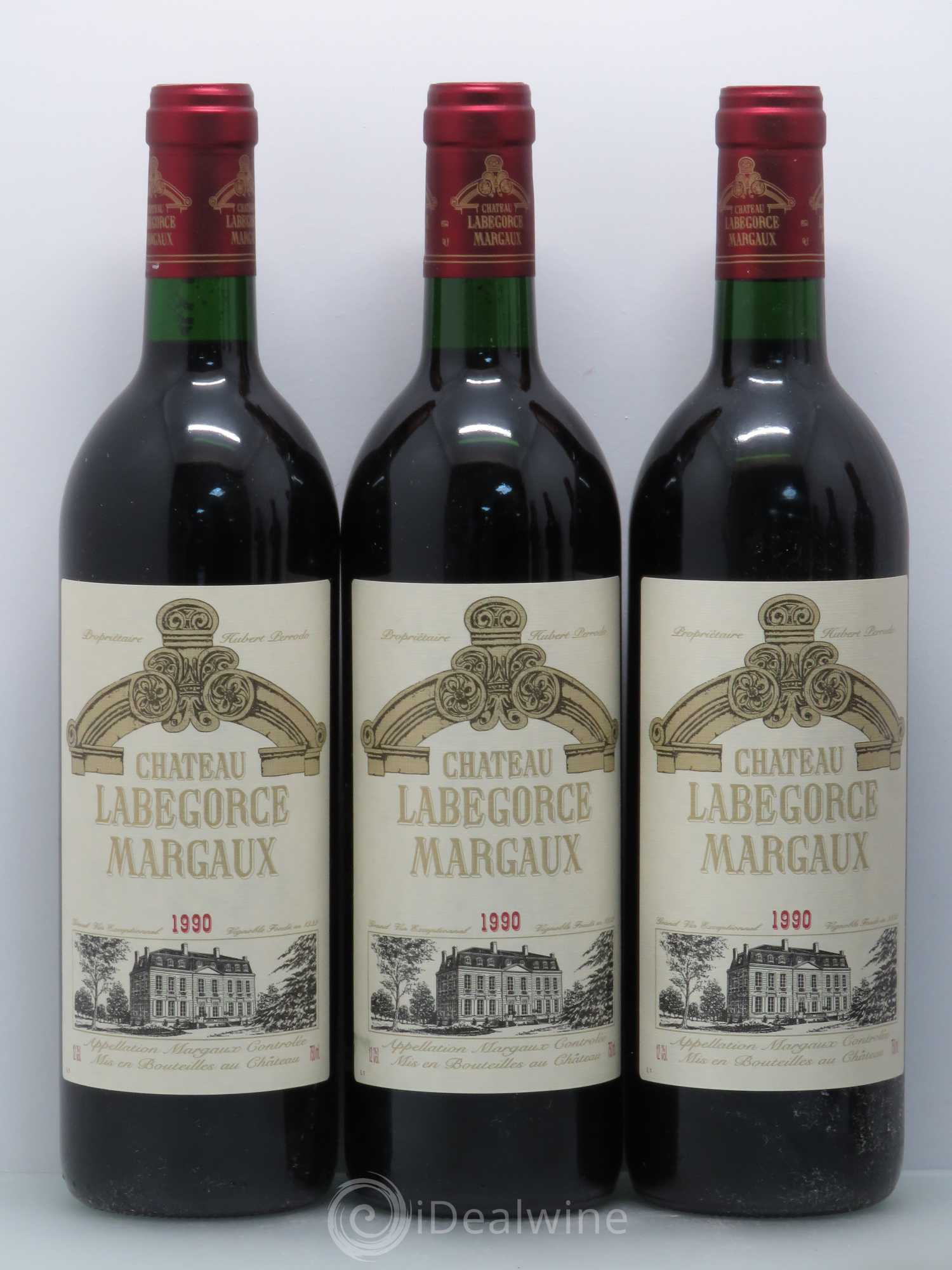 Château Labegorce Cru Bourgeois 1990 - Lot de 6 bouteilles - 1