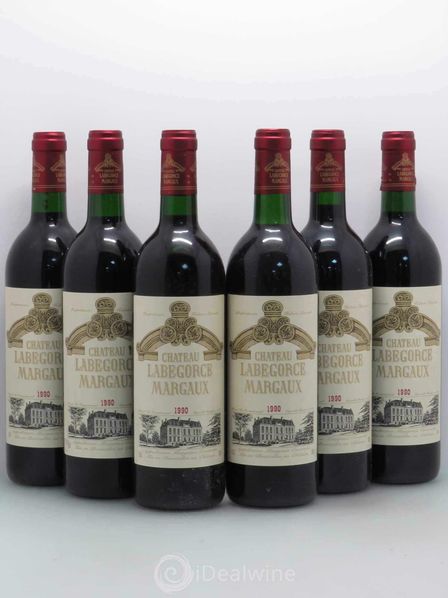Château Labegorce Cru Bourgeois 1990 - Lot de 6 bouteilles - 0