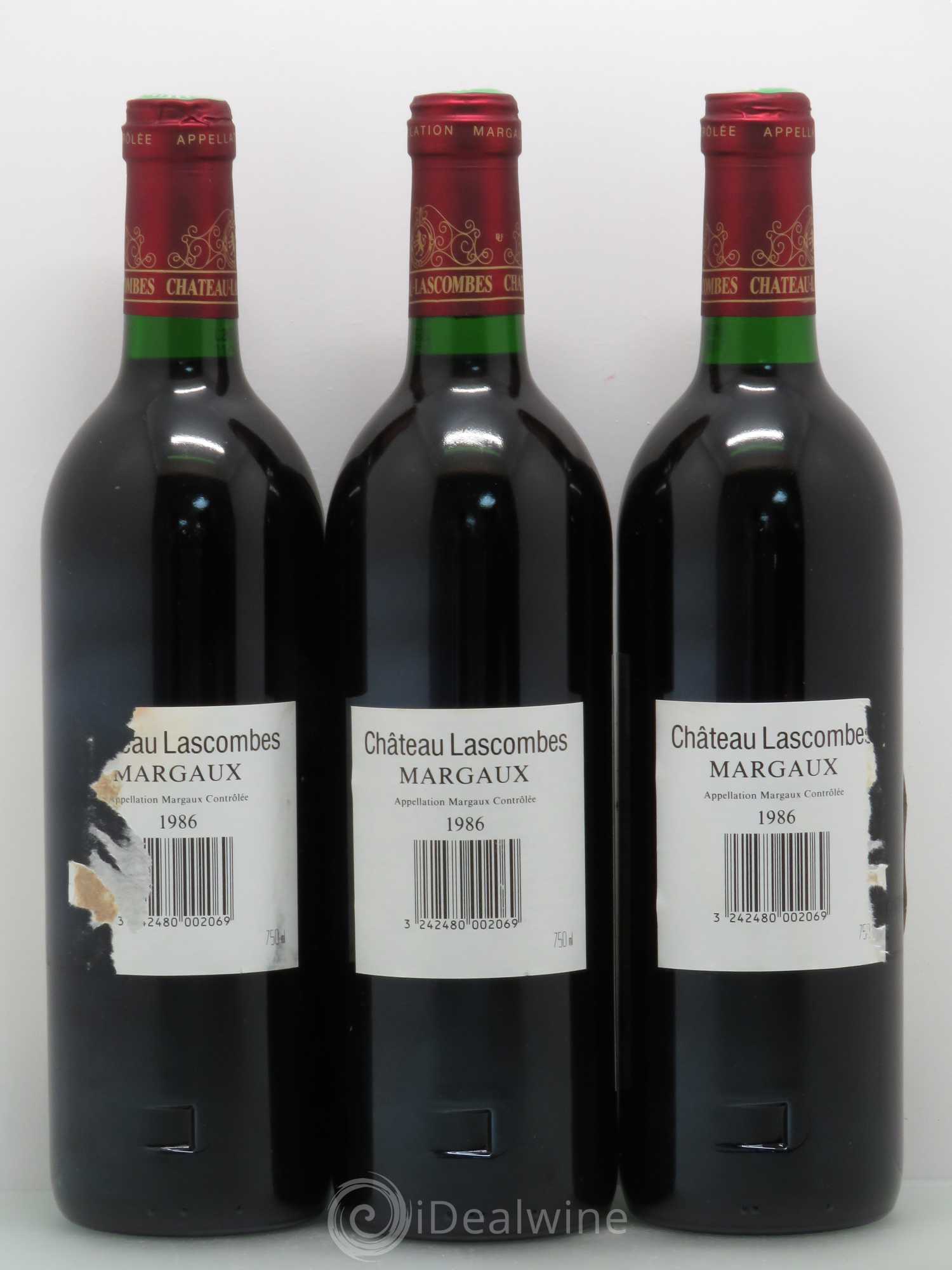 Château Lascombes 2ème Grand Cru Classé 1986 - Lot de 6 bouteilles - 3