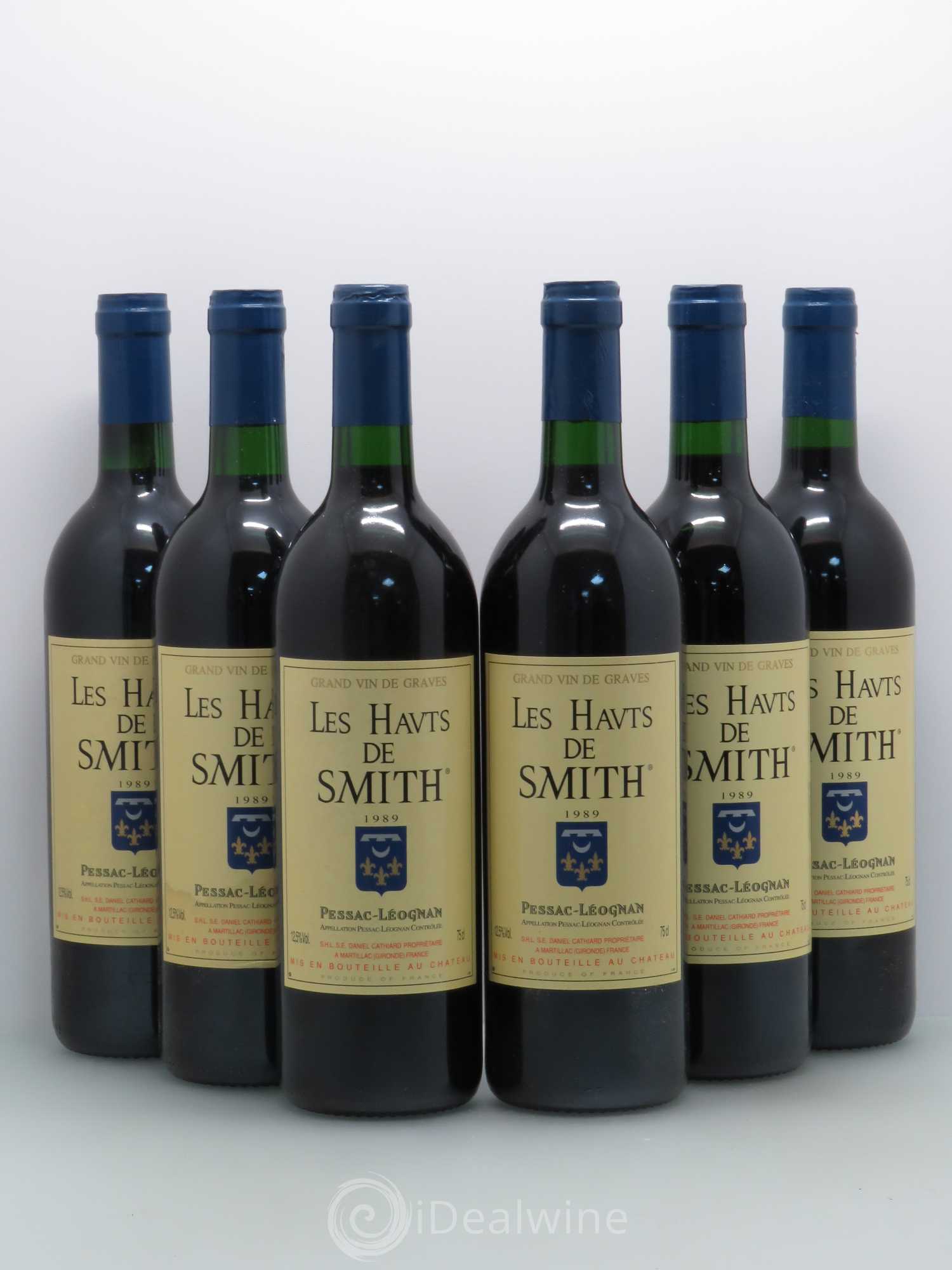 Les Hauts de Smith Second Vin 1989 - Lot de 6 bouteilles - 0