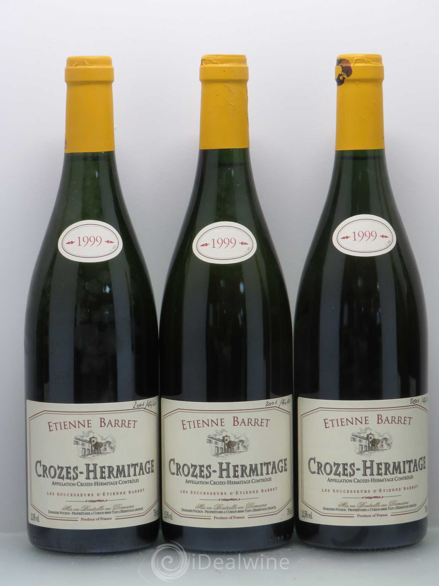 Crozes-Hermitage Barret 1999 - Lot de 6 bouteilles - 1
