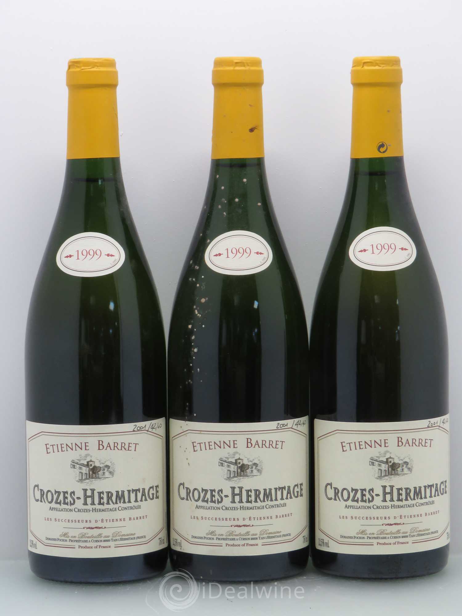 Crozes-Hermitage Barret 1999 - Lot de 6 bouteilles - 2