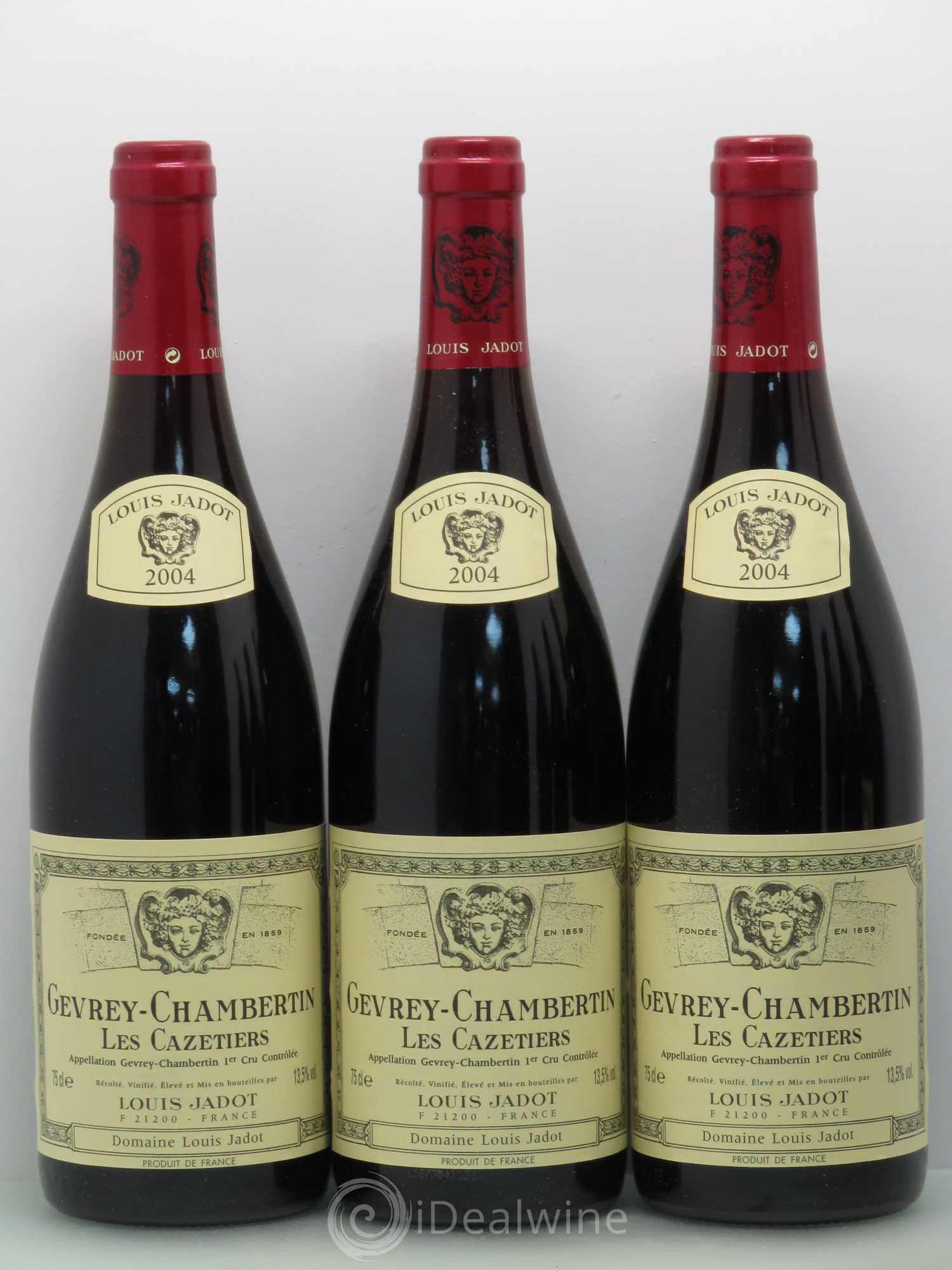 Gevrey-Chambertin Gevrey Chambertin 1er Cru Cazetiers Jadot 2004 - Posten von 6 Flaschen - 1