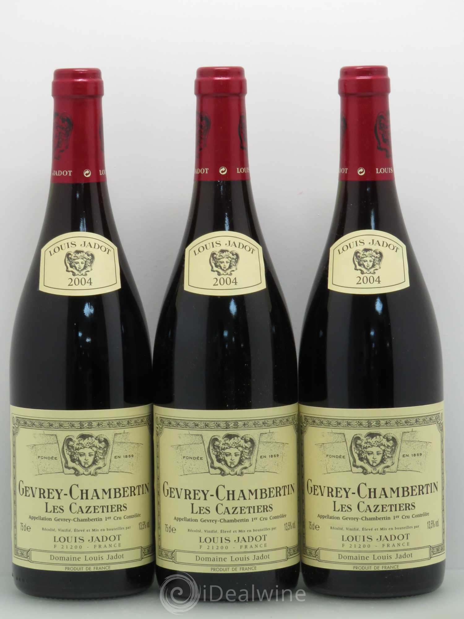 Gevrey-Chambertin Gevrey Chambertin 1er Cru Cazetiers Jadot 2004 - Posten von 6 Flaschen - 2