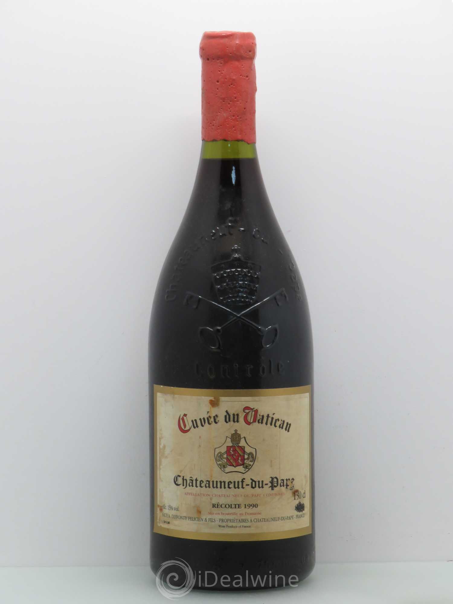 Châteauneuf-du-Pape Cuvée du Vatican 1990 - Posten von 1 Magnum - 0