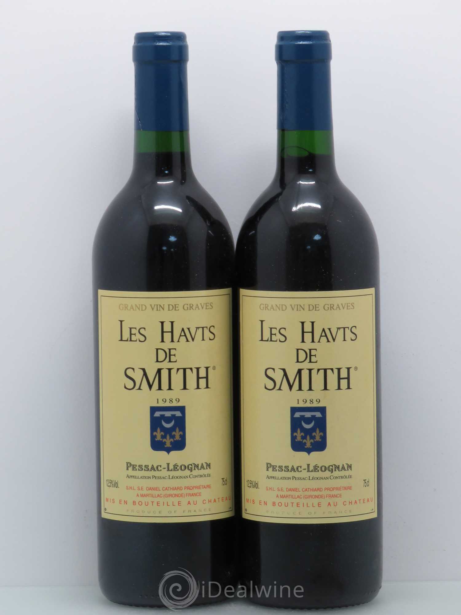 Les Hauts de Smith Second Vin 1989 - Lot de 2 bouteilles - 0