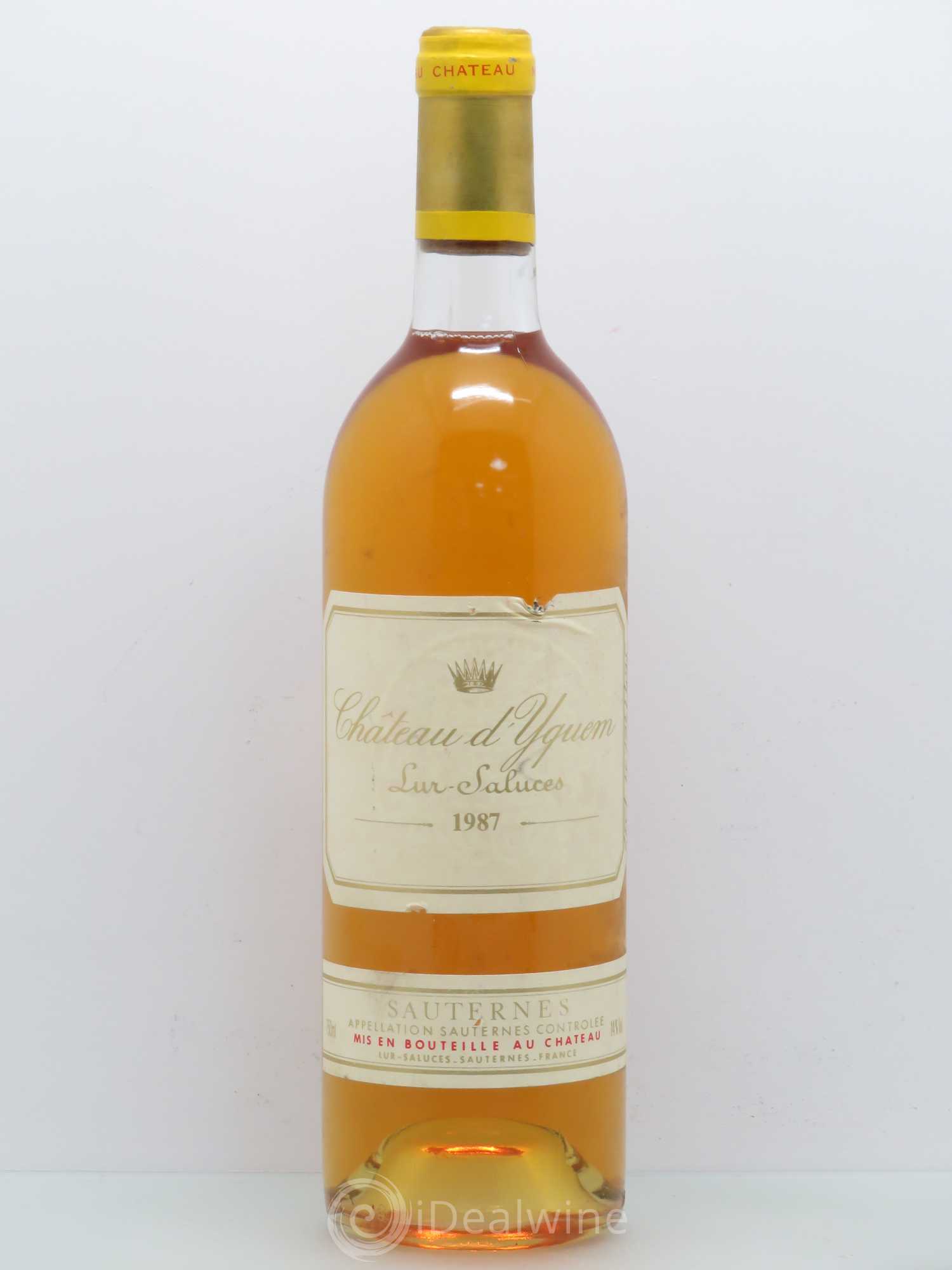 Château d' Yquem 1er Cru Classé Supérieur 1987 - Lotto di 1 bottiglia - 0