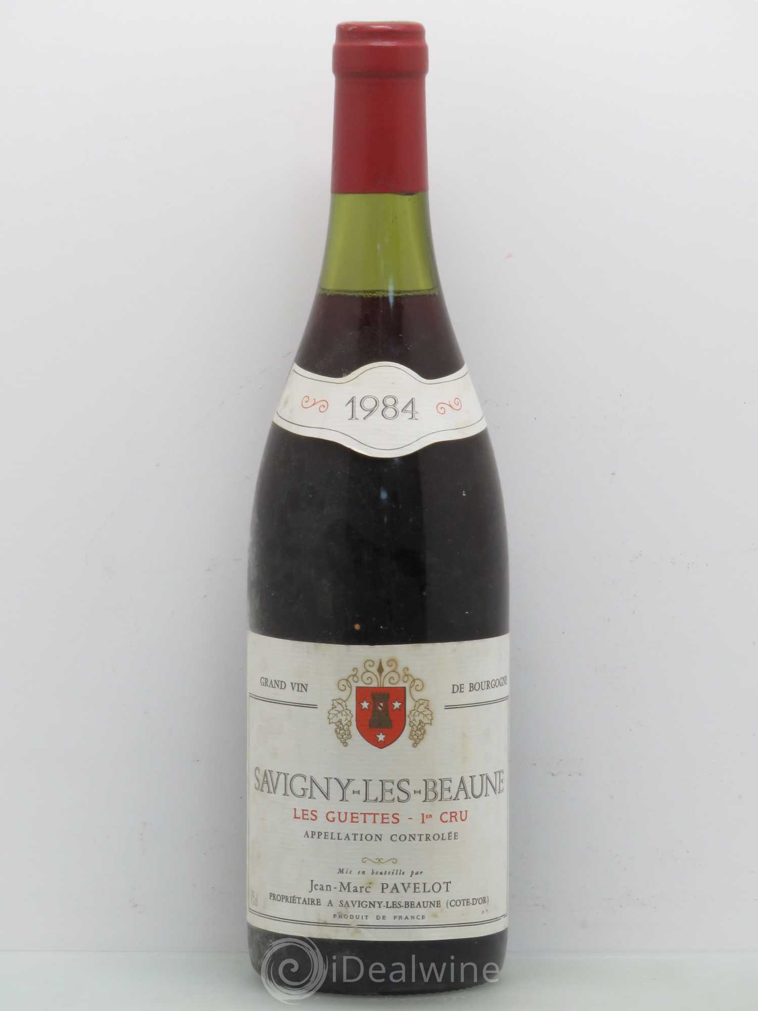 Savigny-lès-Beaune 1er Cru Pavelot Les Guettes 1984 - Posten von 1 Flasche - 0