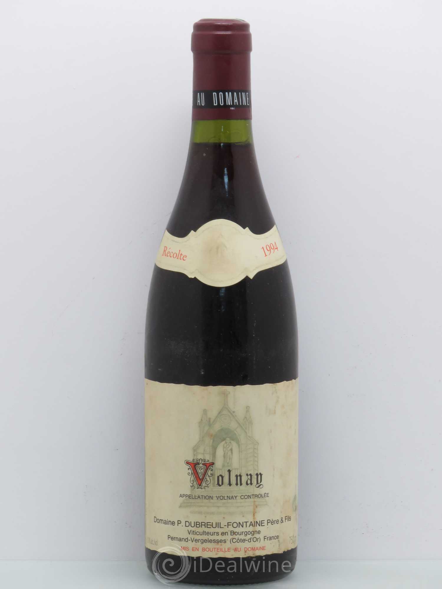 Volnay Dubreuil Fontaine 1994 - Posten von 1 Flasche - 0