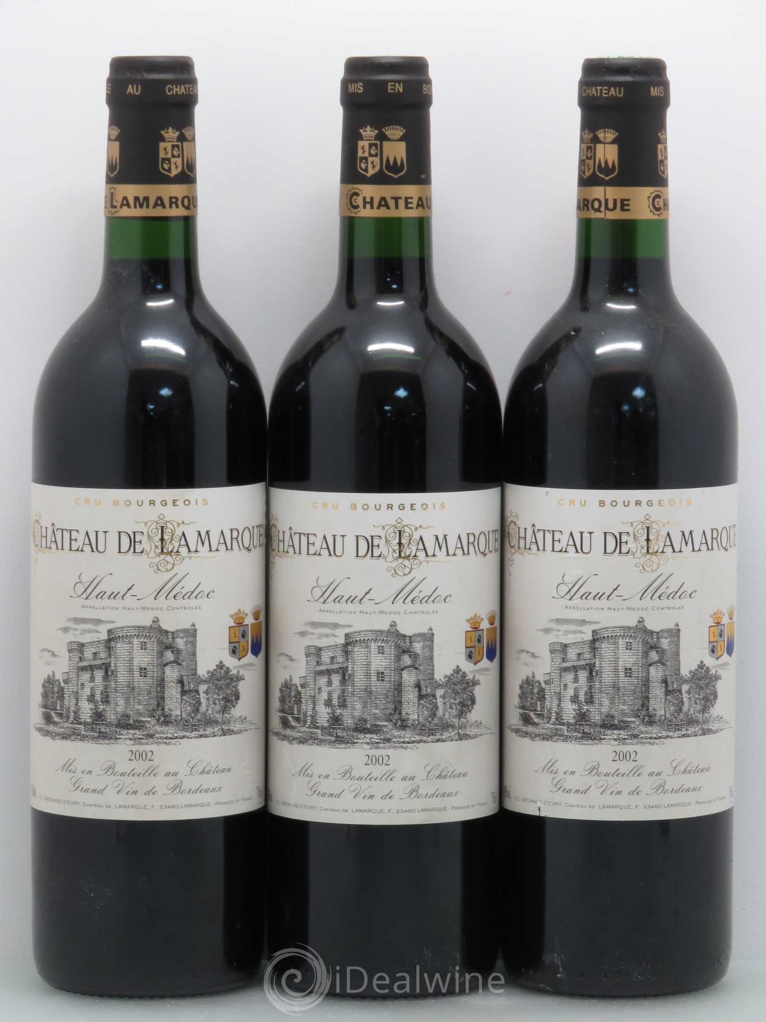 Château de Lamarque Cru Bourgeois (sans prix de réserve) 2002 - Lot de 6 bouteilles - 2