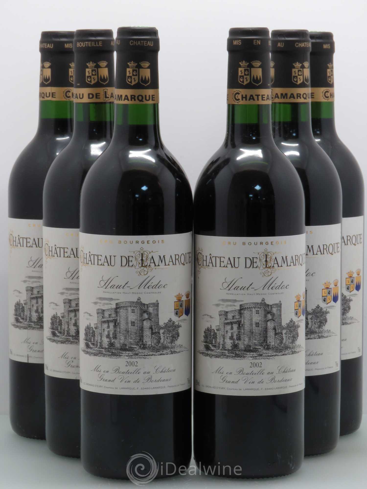 Château de Lamarque Cru Bourgeois (sans prix de réserve) 2002 - Lot de 6 bouteilles - 0