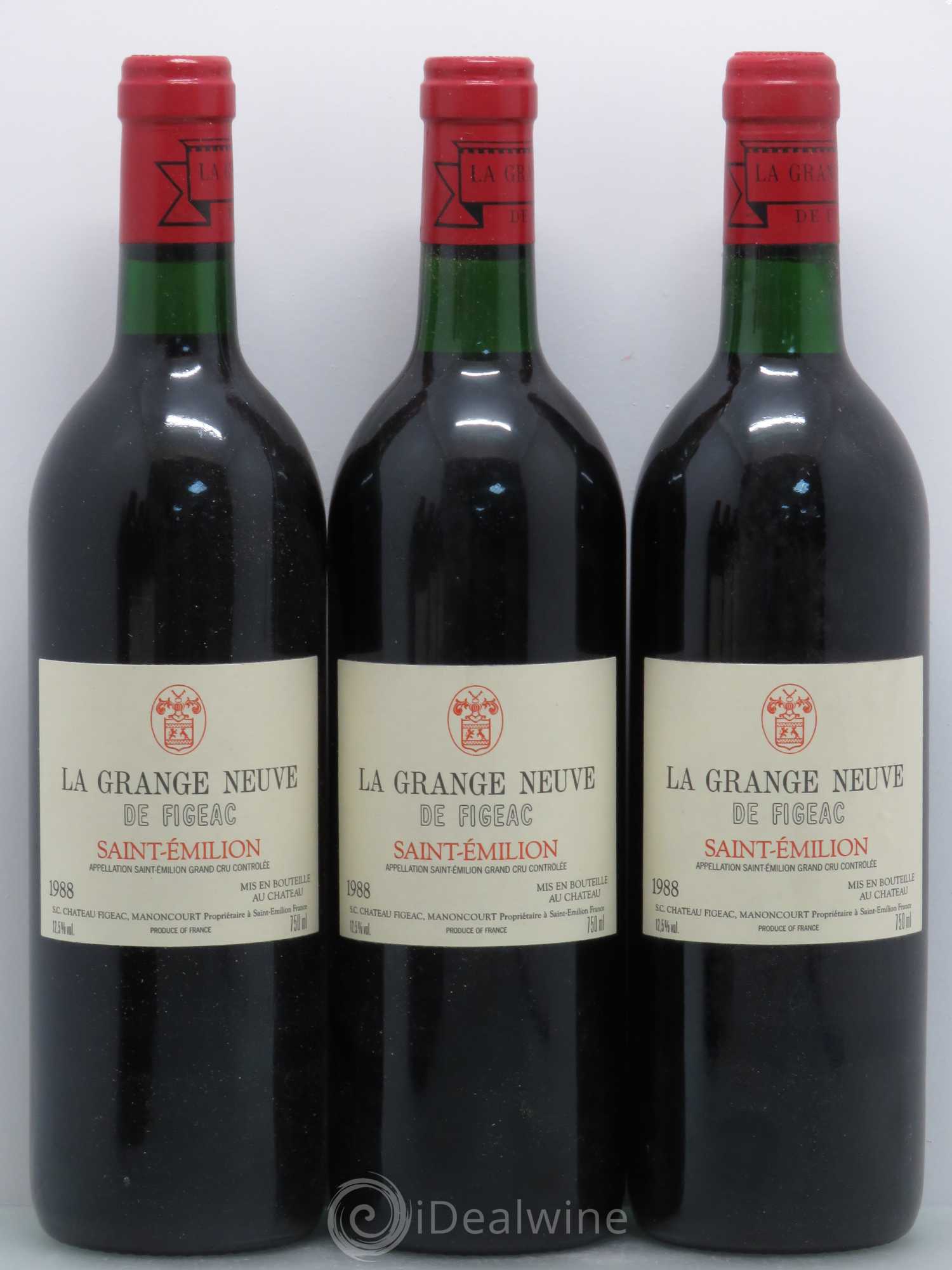 Château La Grange Neuve de Figeac 1988 - Lot de 6 bouteilles - 2