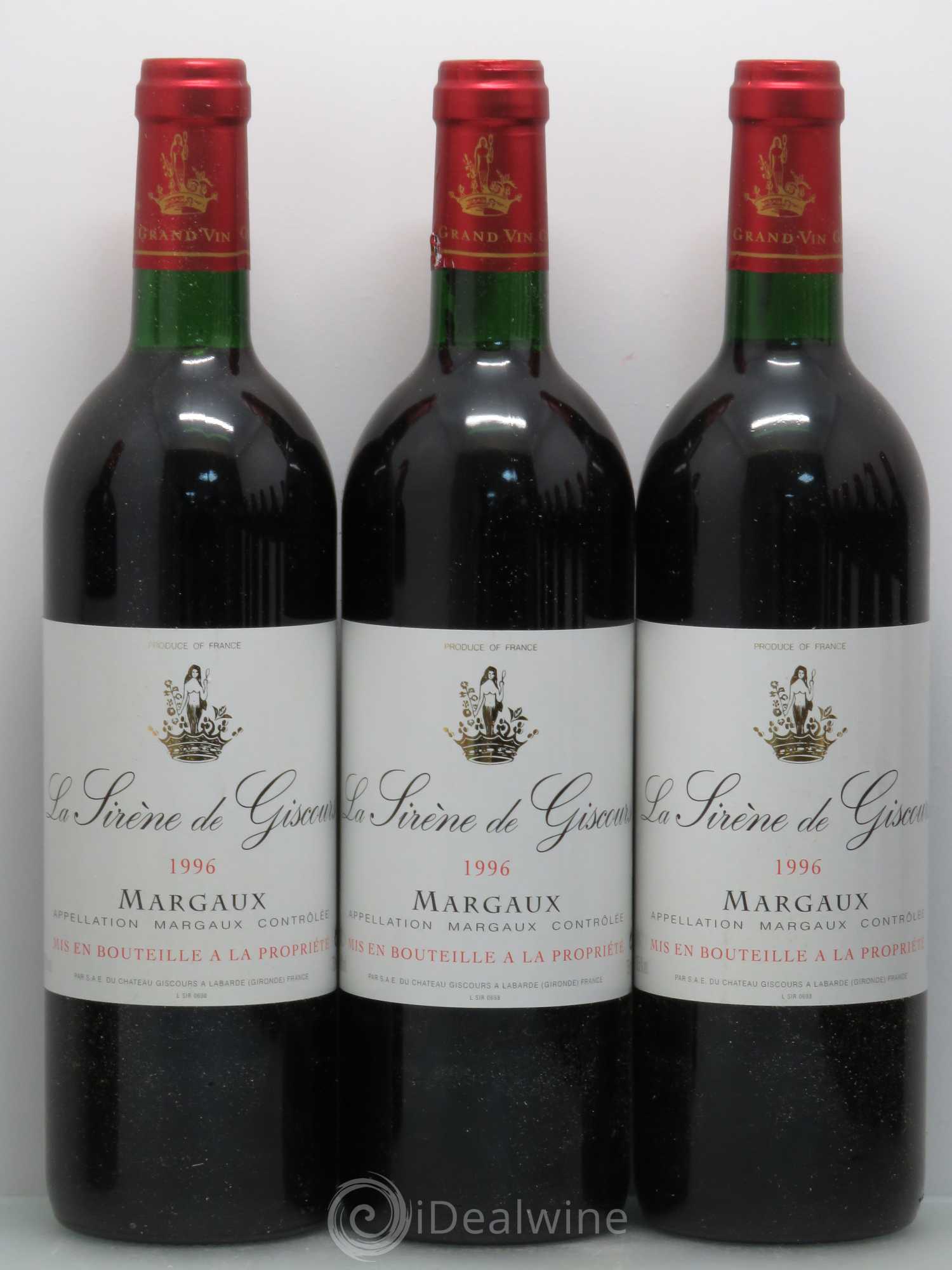 La Sirène de Giscours 1996 - Lot de 12 bouteilles - 2